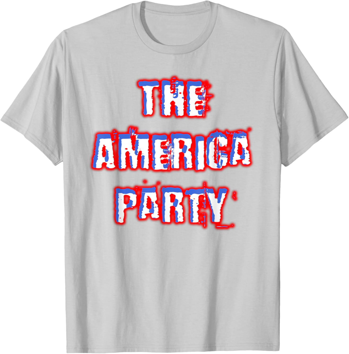 America Party Red White and Blue T-Shirt for Fun and Festive Wear - 24