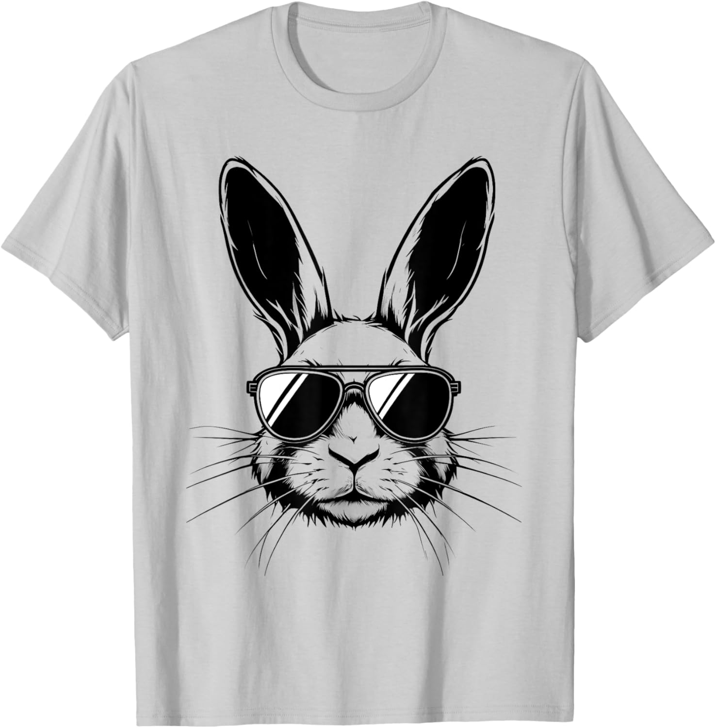 Bunny Face Glasses Shirt for Men Boys Kids Perfect for Easter Day - 3