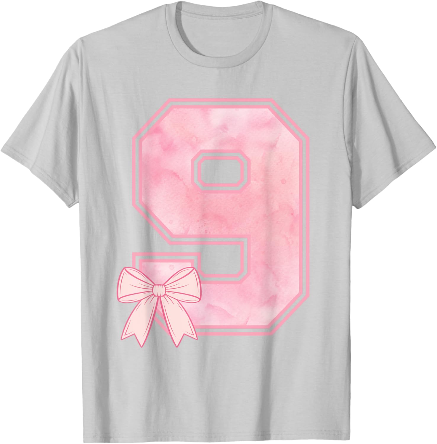 Adorable Pink Coquette Bow T-Shirt for 9 Year Old Birthday Girls - 7