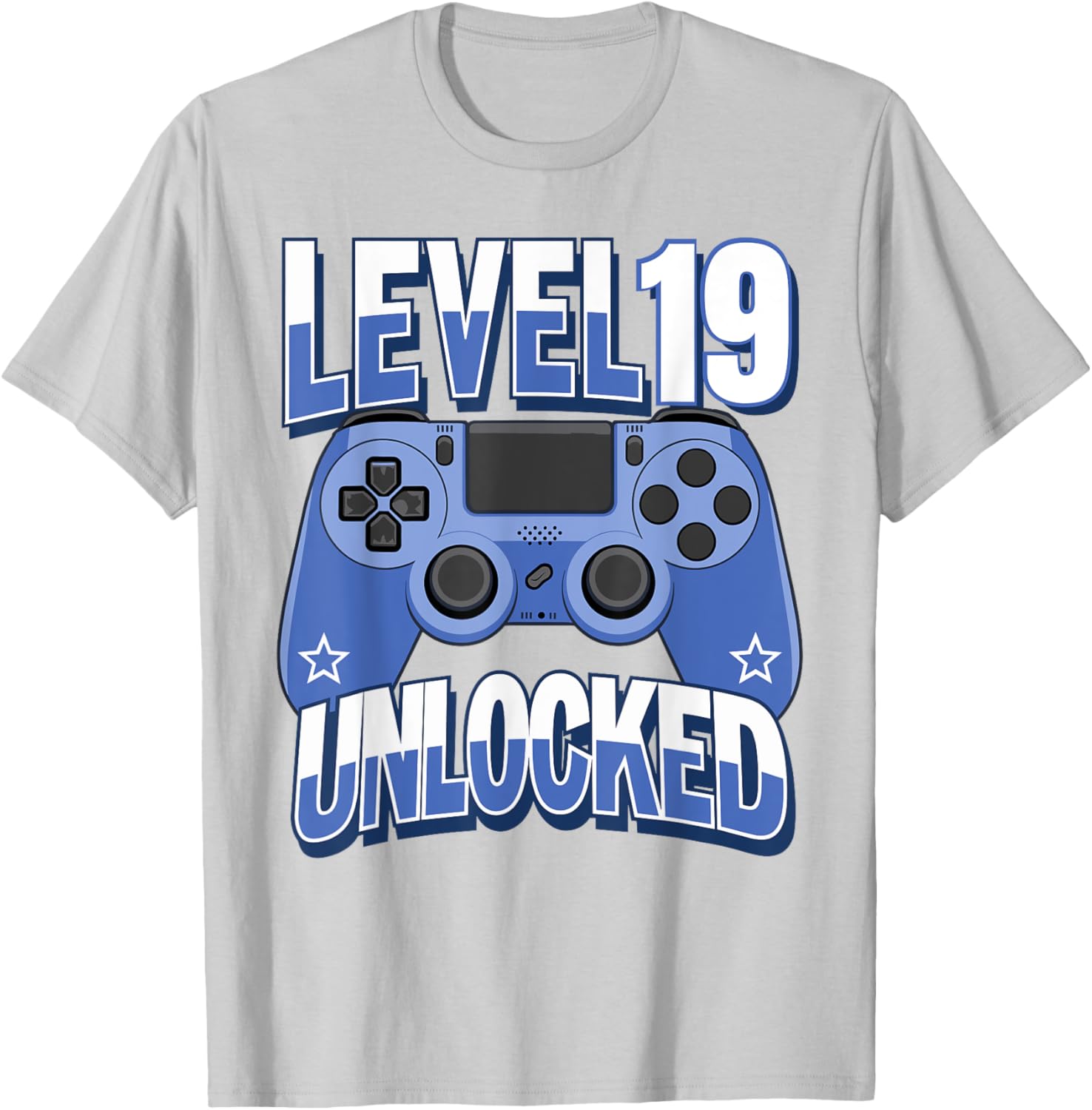 Funny Level 19 Unlocked Gamer T-Shirt for 19th Birthday Celebration - 1