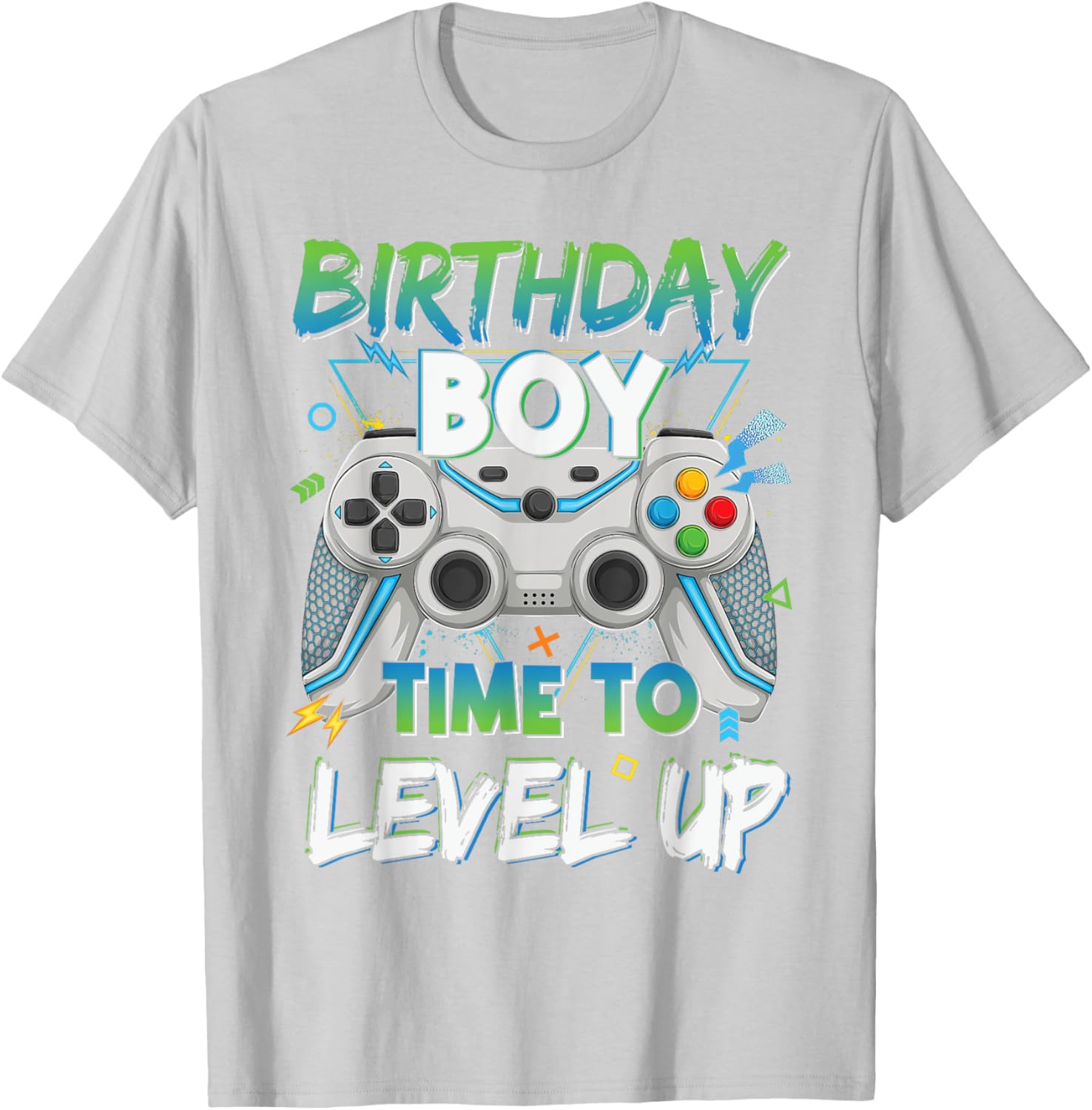 Level Up Gaming Birthday Boy T-Shirt for Young Gamer Boys - 6