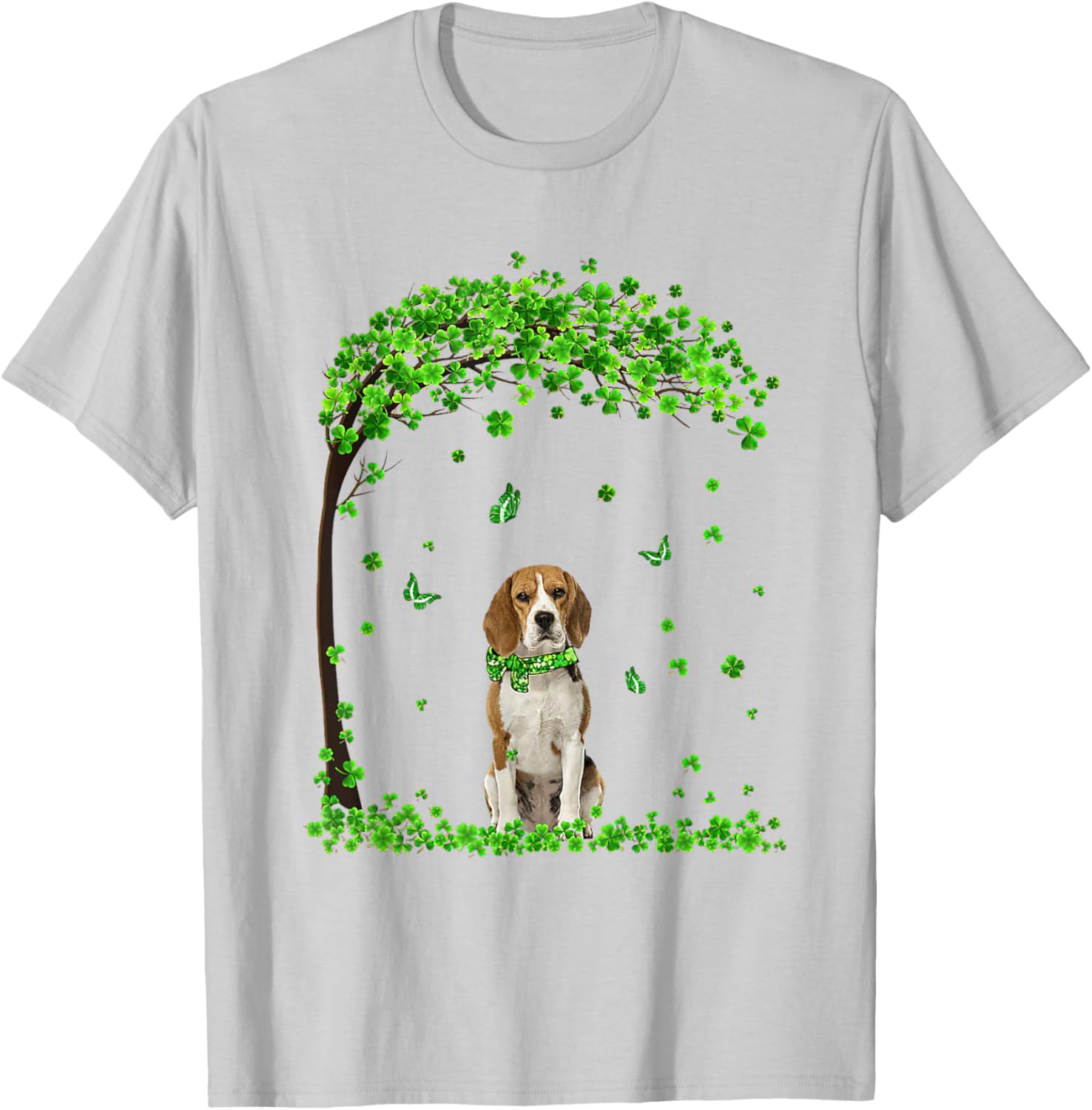 Beagle St Patricks Day Shamrock T-Shirt for Irish Dog Lovers - 11