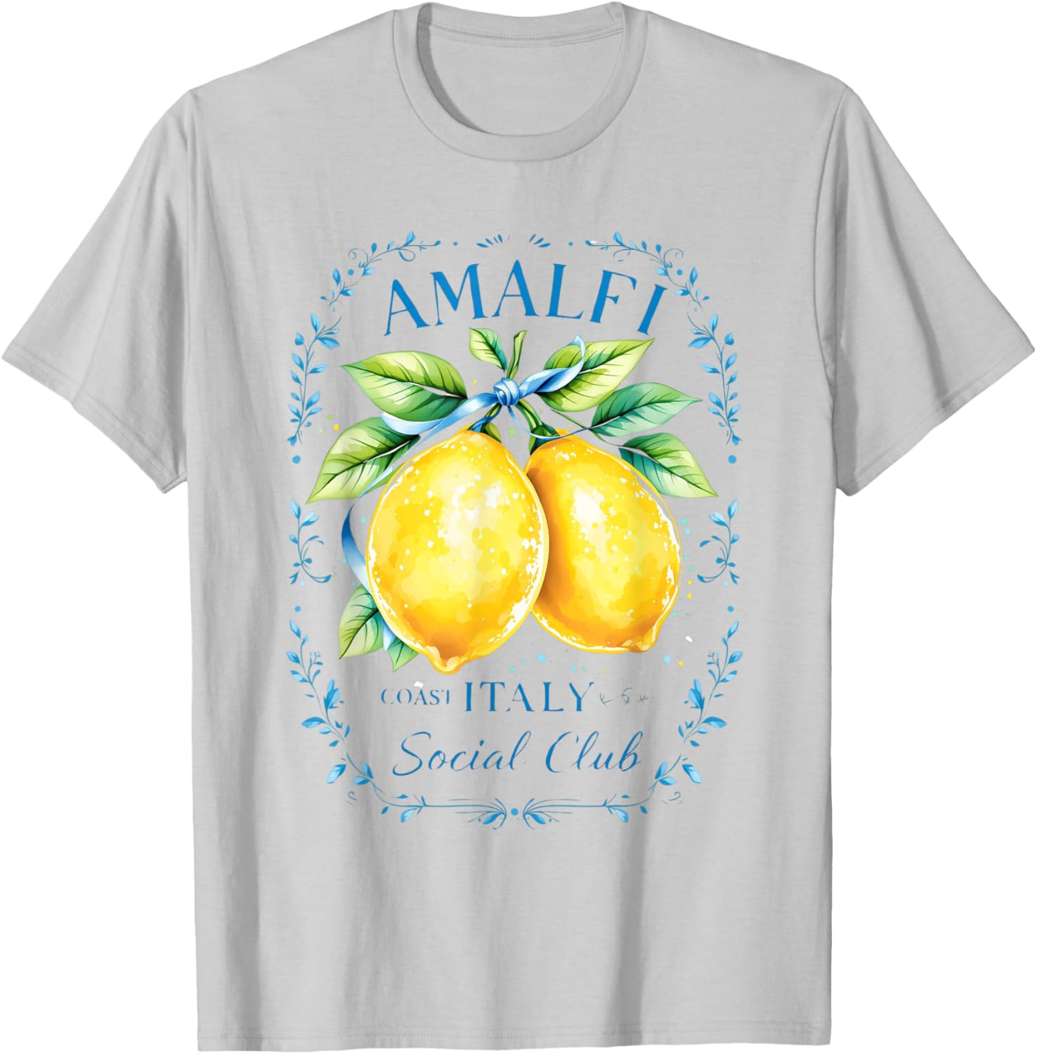 Amalfi Capri Lemons Graphic Tee Coastal Souvenir T-Shirt for All Ages - 4