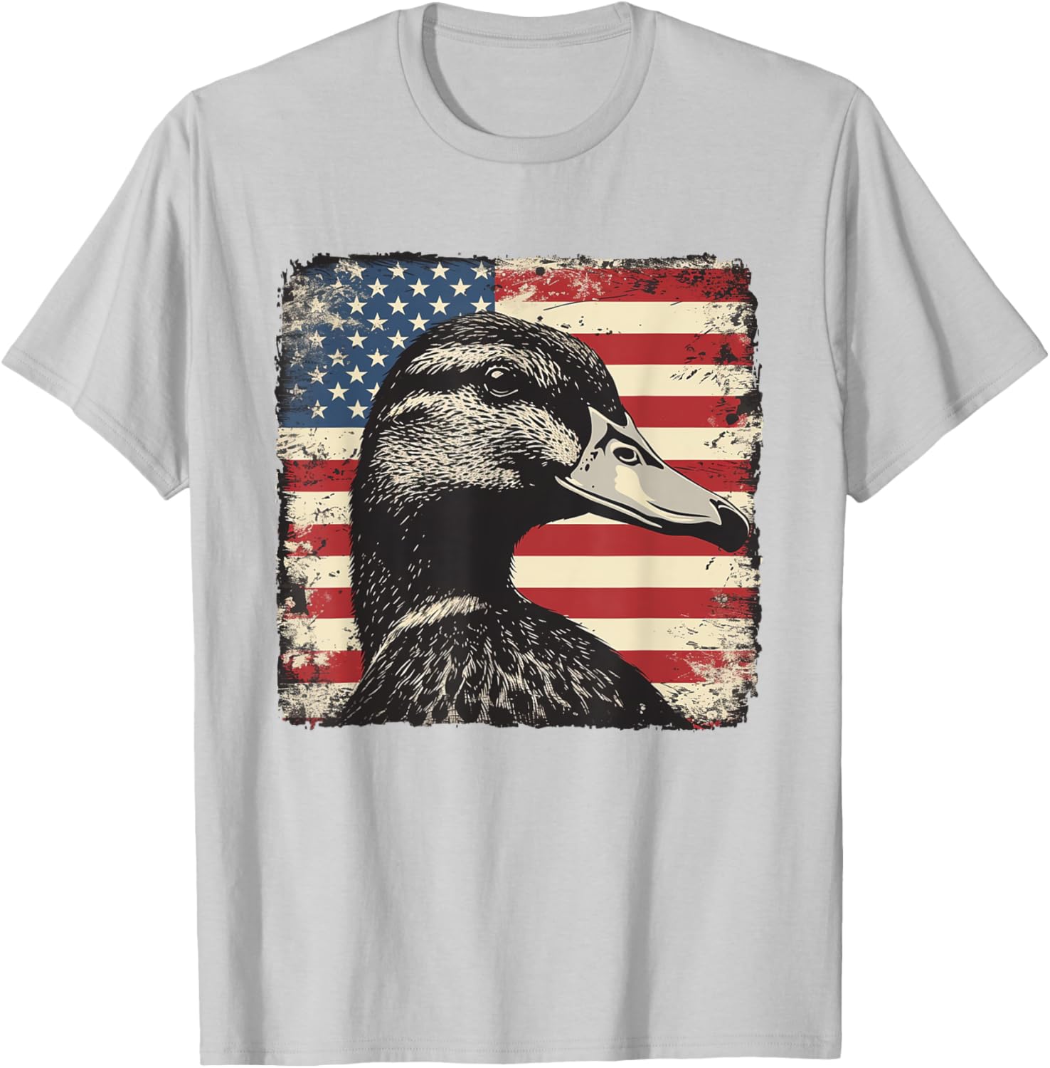 America Flag Duck Shirt for 4th of July | Fun Men's and Women's Tee - 8