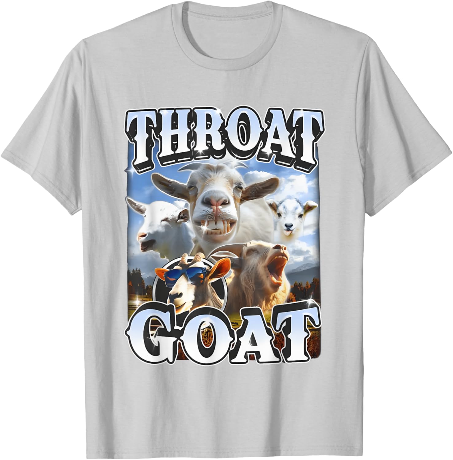 Throat Goat Retro Funny Gag T-Shirt for Adult Humor Lovers - 9