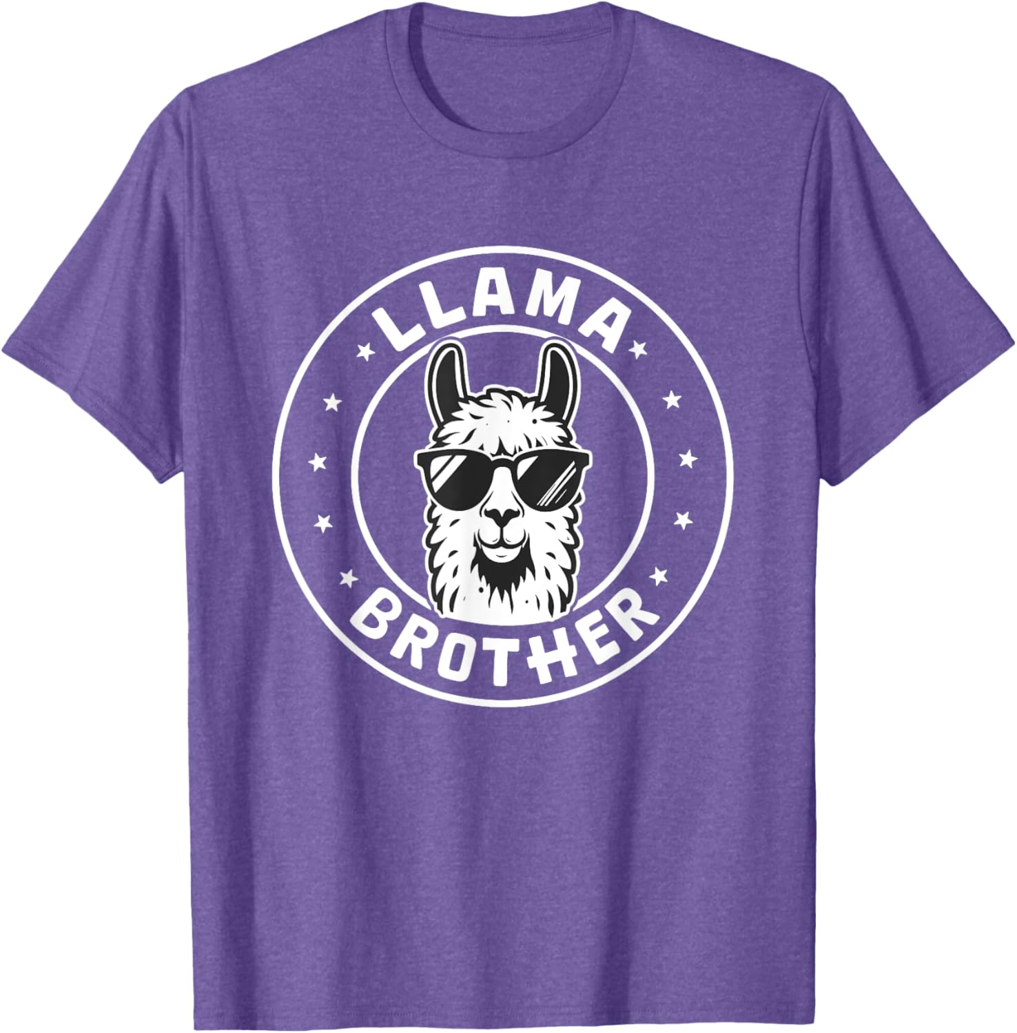 Alpaca Brother Llama Brother T-Shirt Fun Animal Graphic Tee for All Ages - 12