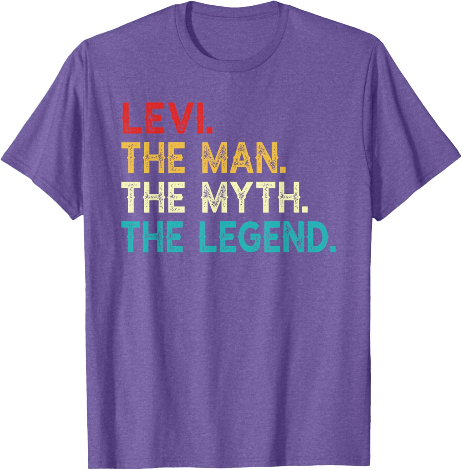 Funny Vintage Levi T-Shirt The Man The Myth The Legend Birthday Gift - 9