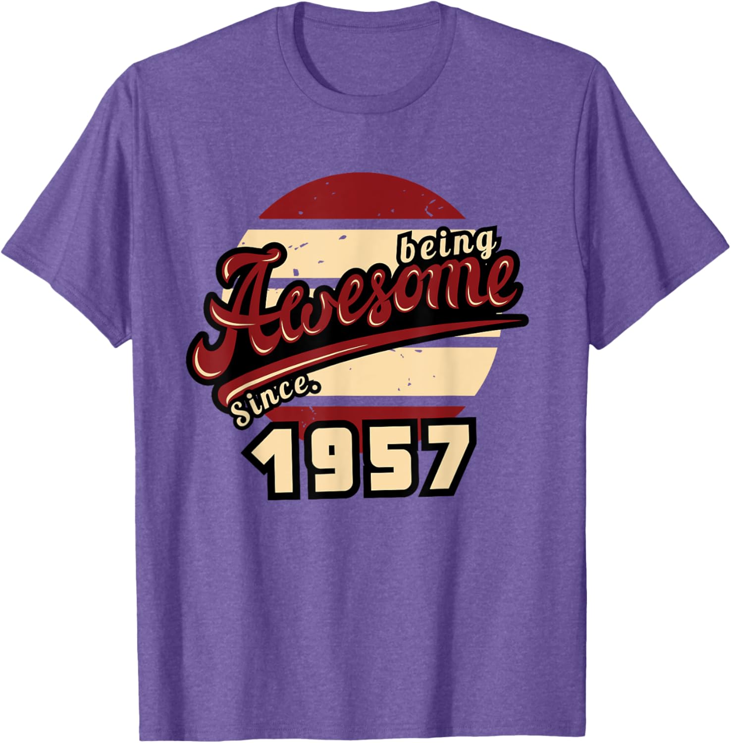 Awesome Since 1957 Retro 68th Birthday T-Shirt Gift for Him or Her - 23