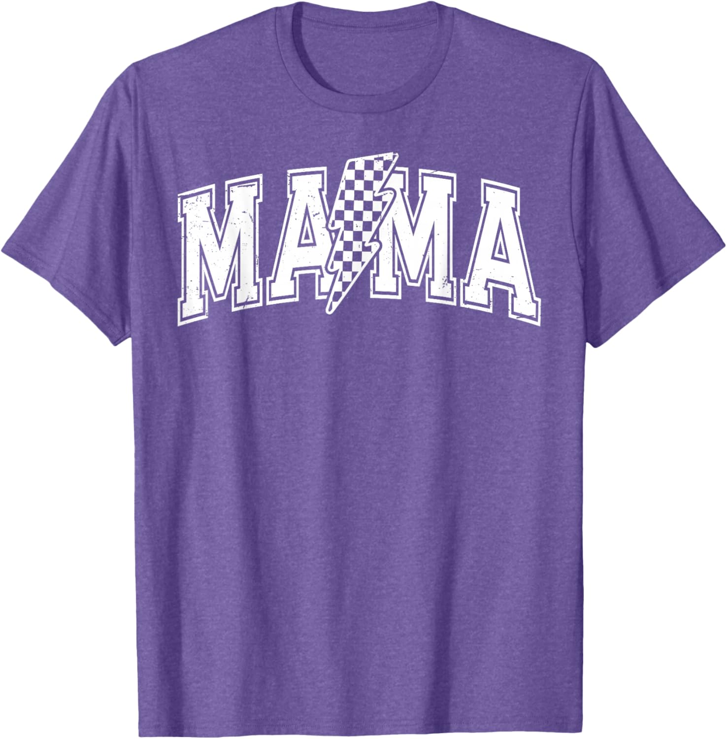 Checkered Mama Black and White T-Shirt for Mother's Day Gift - 13