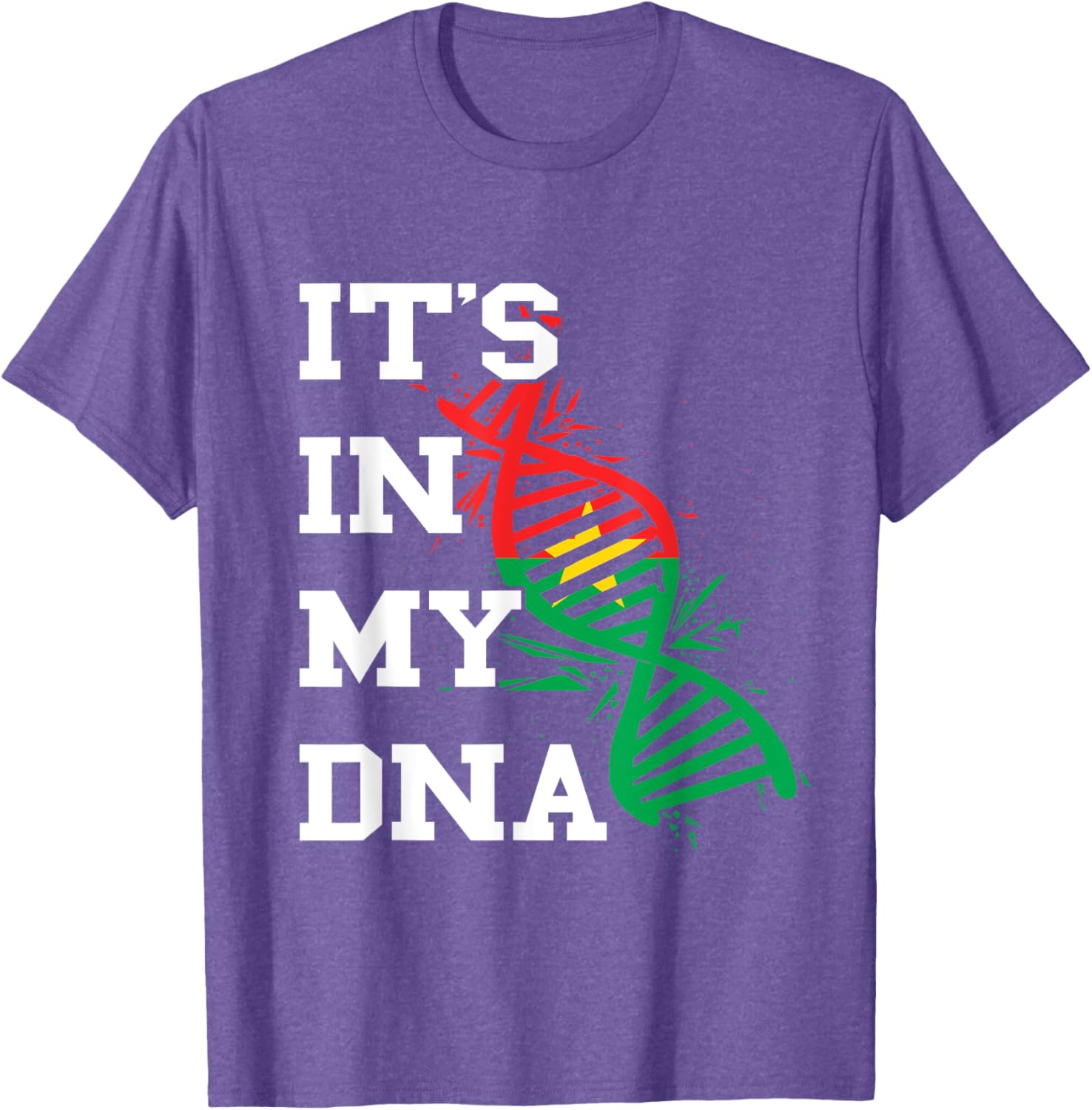 Burkina Faso Flag Its In My DNA Burkina Fasoan Roots T-Shirt - 10