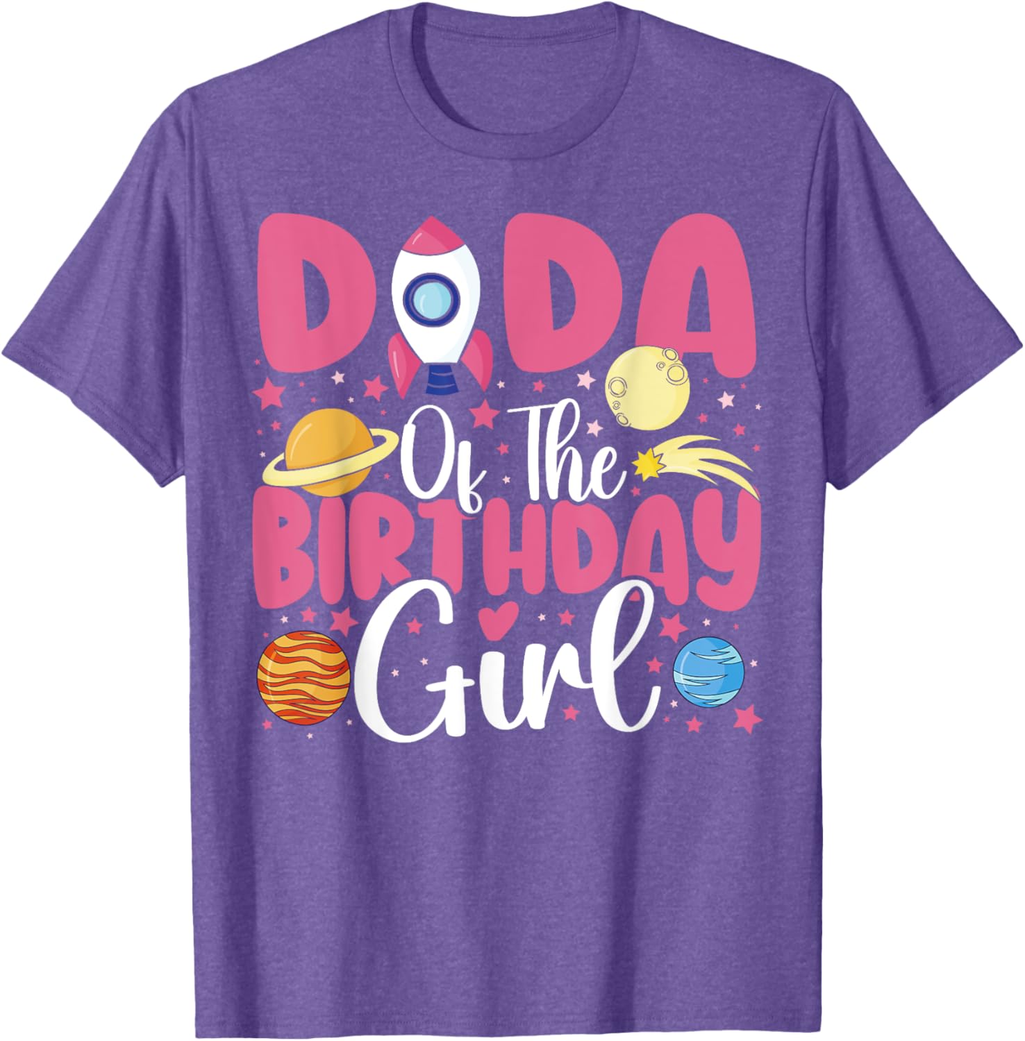 Birthday Girl Astronaut Family T-Shirt for Fun Celebrations - 20