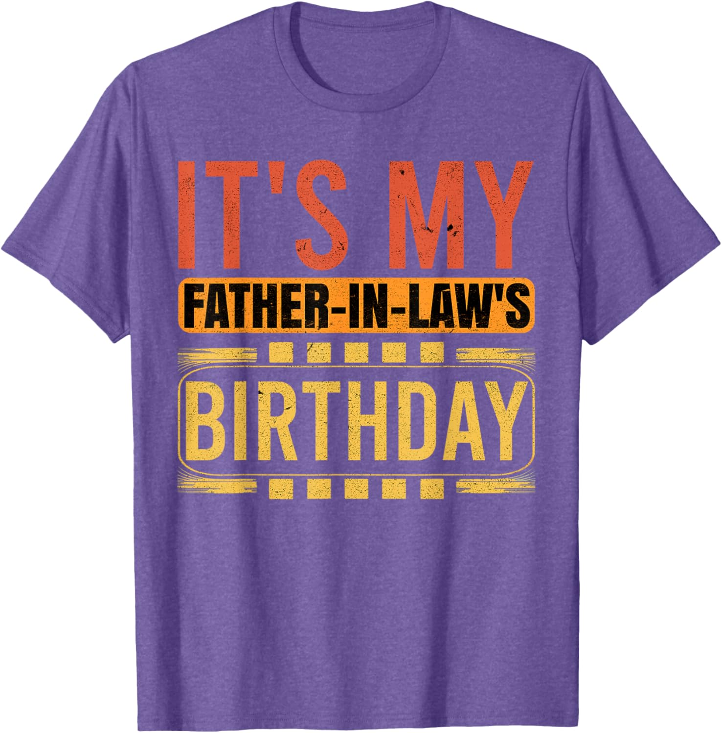 Retro Family Humor T-Shirt for Father in Law's Birthday Celebration - 5