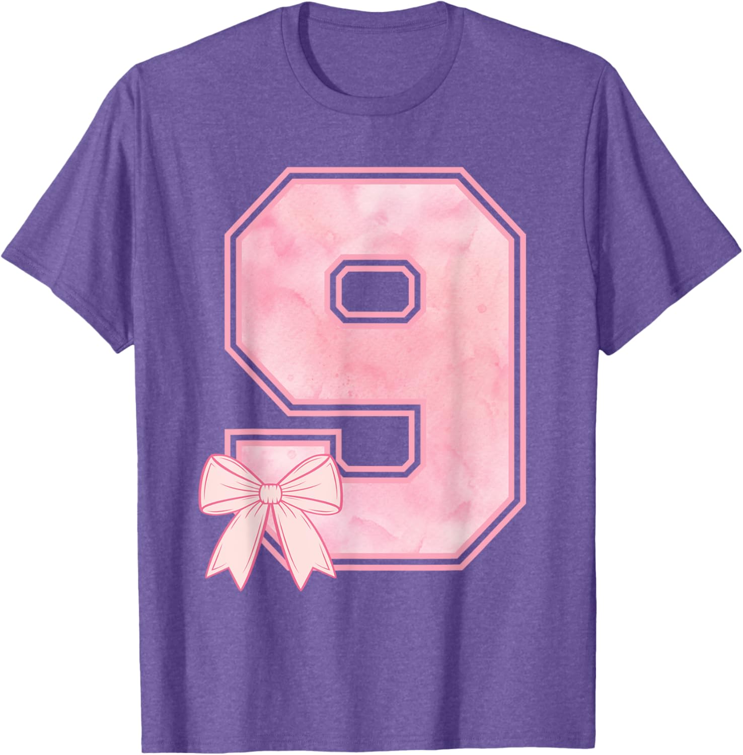 Adorable Pink Coquette Bow T-Shirt for 9 Year Old Birthday Girls - 3