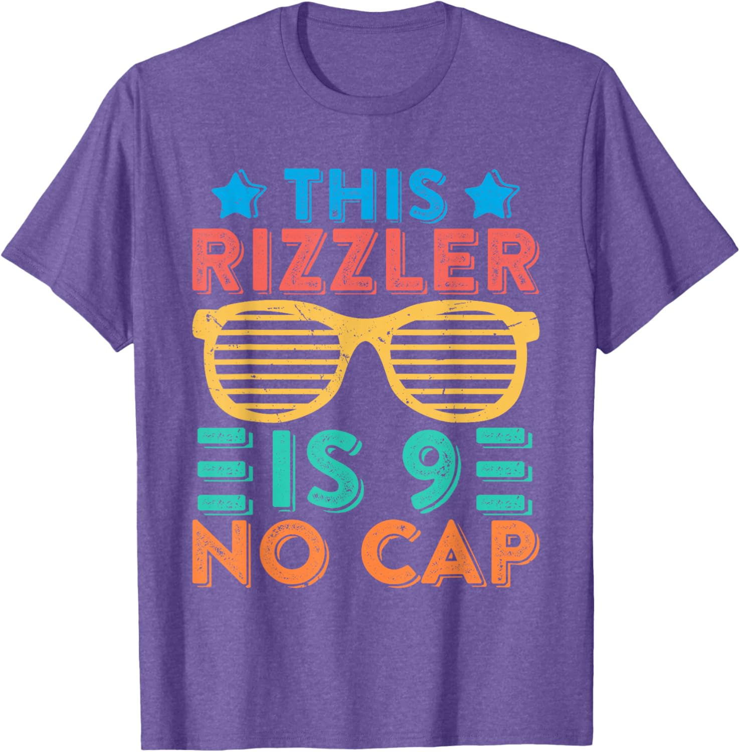 Cool Rizzler 9th Birthday Shirt for Boys - Fun Sigma Rizz Tee - 6
