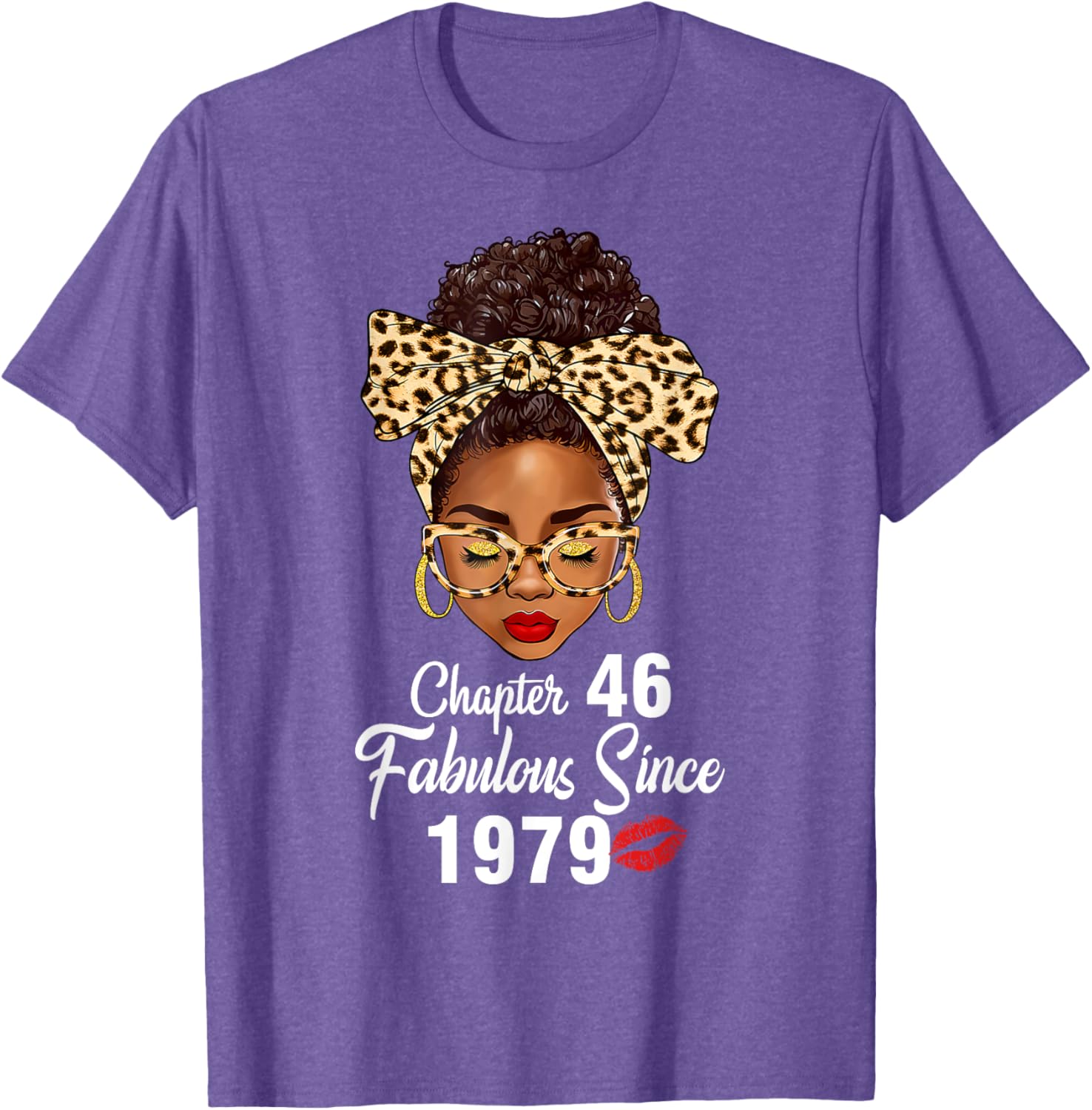 Fabulous Since 1979 46th Birthday Leopard T-Shirt for Women - 10
