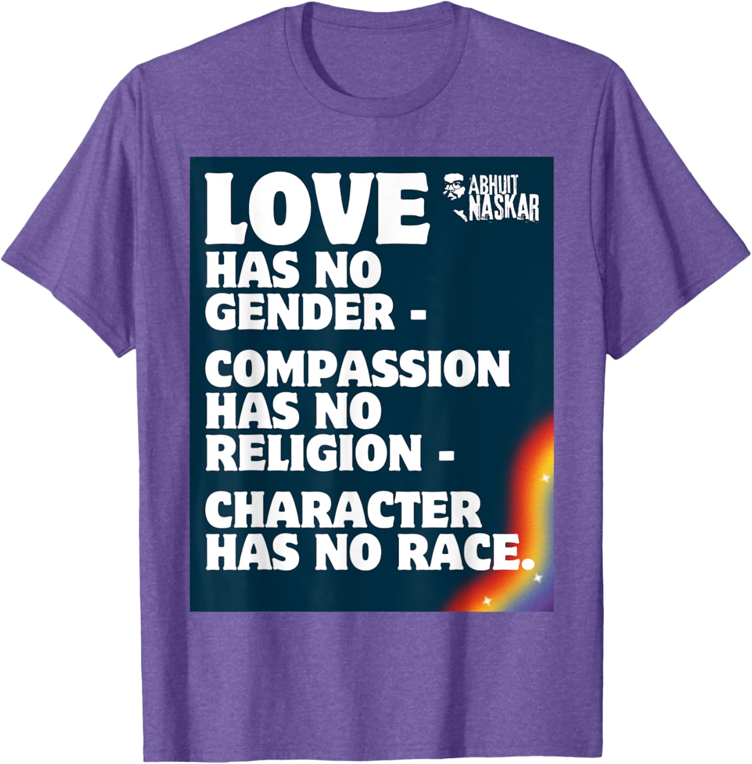 Abhijit Naskar Love Has No Gender T-Shirt - Inclusive Fashion Statement - 2