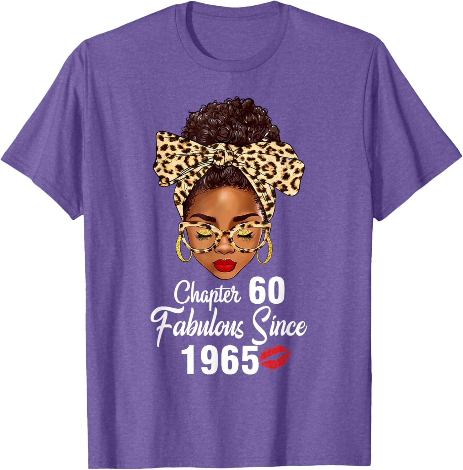 Fabulous Since 1965 60th Birthday Women’s Leopard T-Shirt Gift - 12