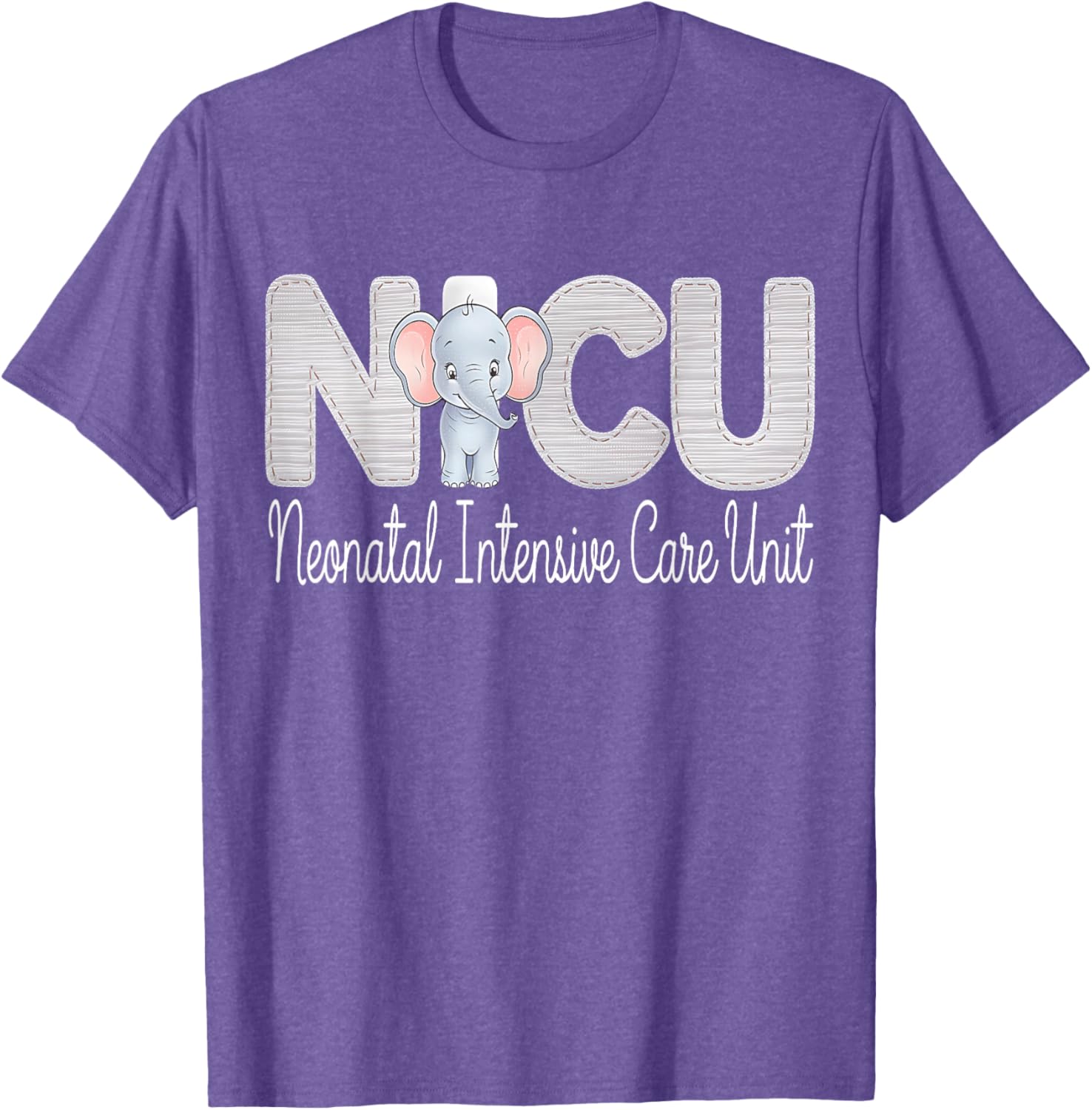 Cute Neonatal ICU Nurse Elephant T-Shirt for NICU RNs and Staff - 5