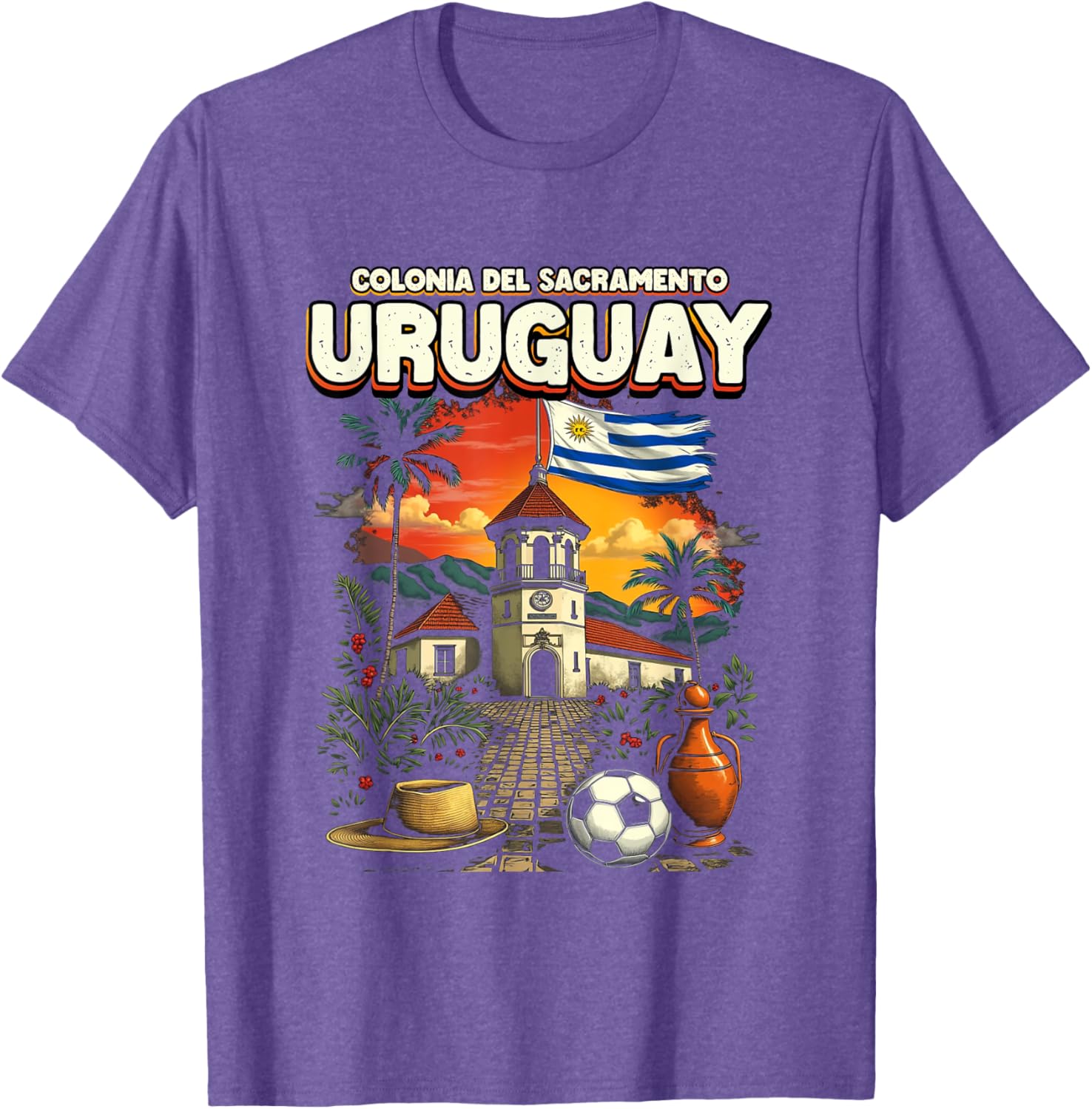 Colonia Del Sacramento Uruguay T-Shirt for Memorable Vacation Souvenir - 4