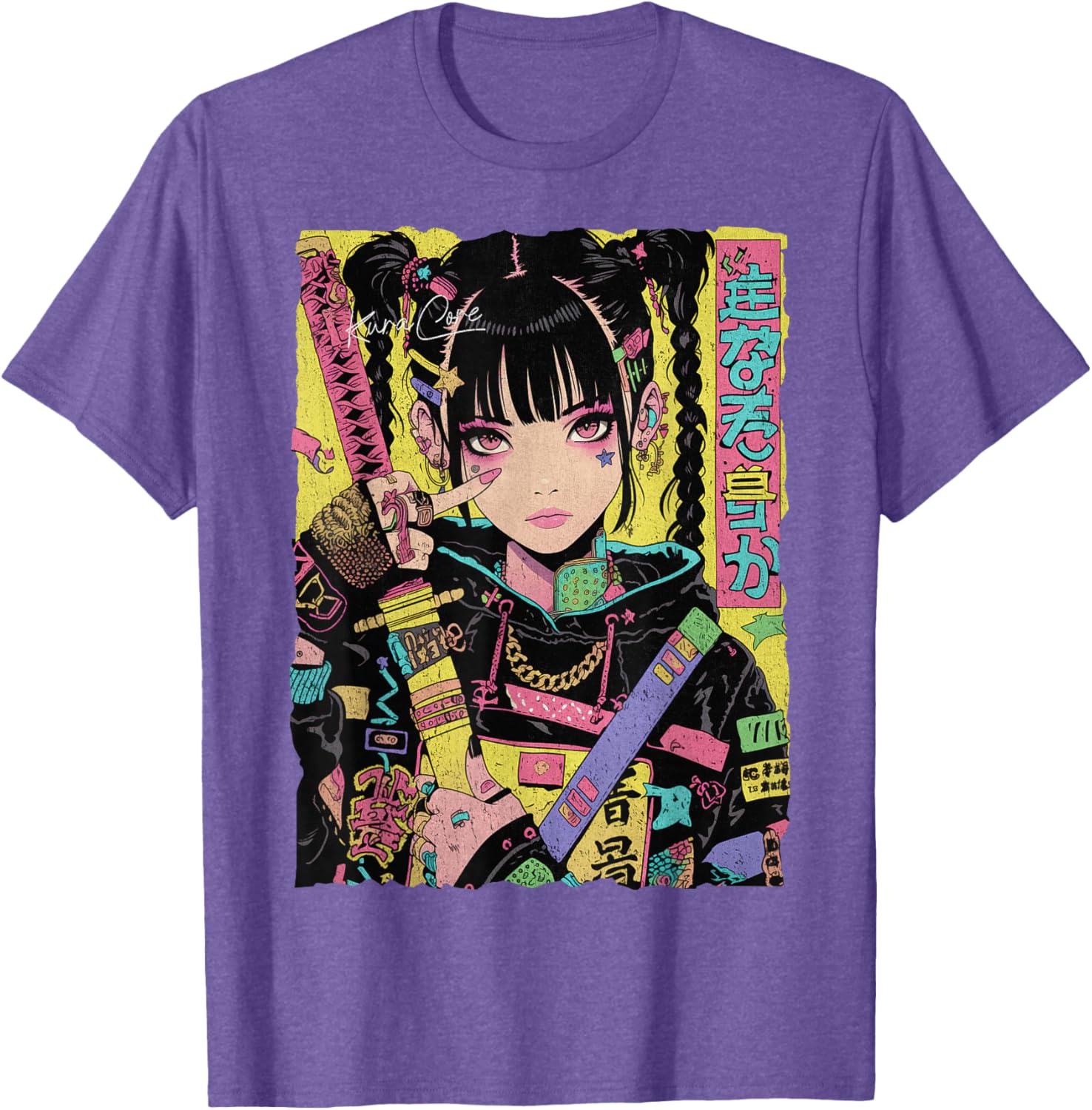 Trendy Japanese Cyberpunk Y2K Techwear Anime T-Shirt for Fashion Lovers - 20