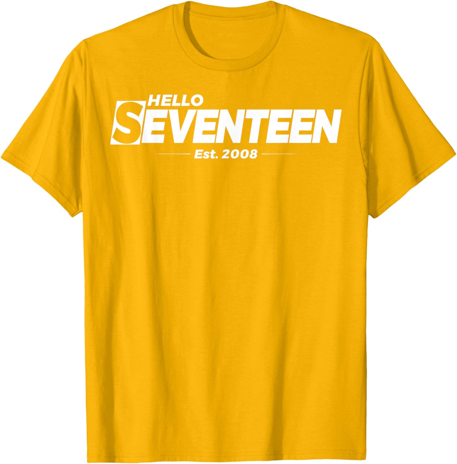 Hello Seventeen Birthday T-Shirt for 17th Birthday Celebration Gifts - 11