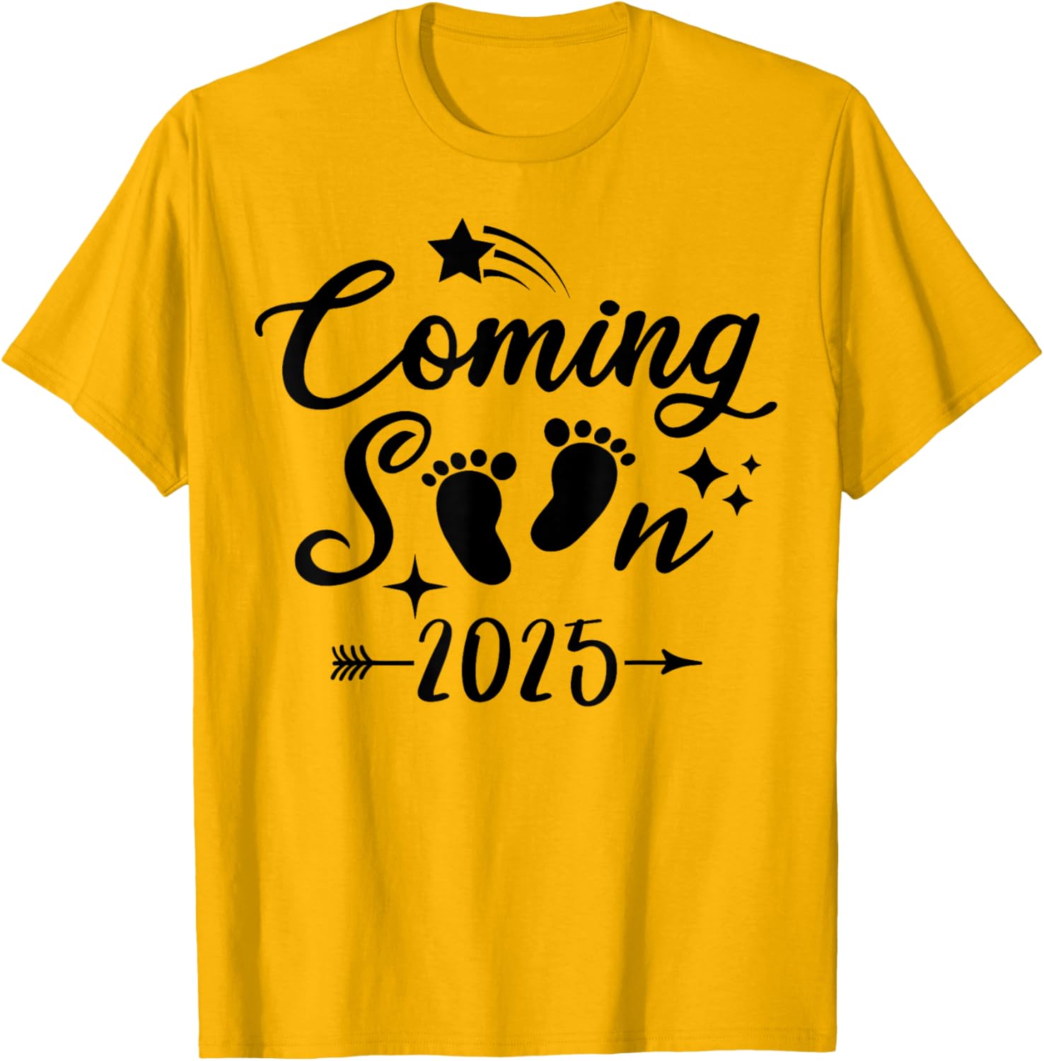 Baby Coming Soon 2025 Newborn Reveal T-Shirt for Expecting Parents - 2