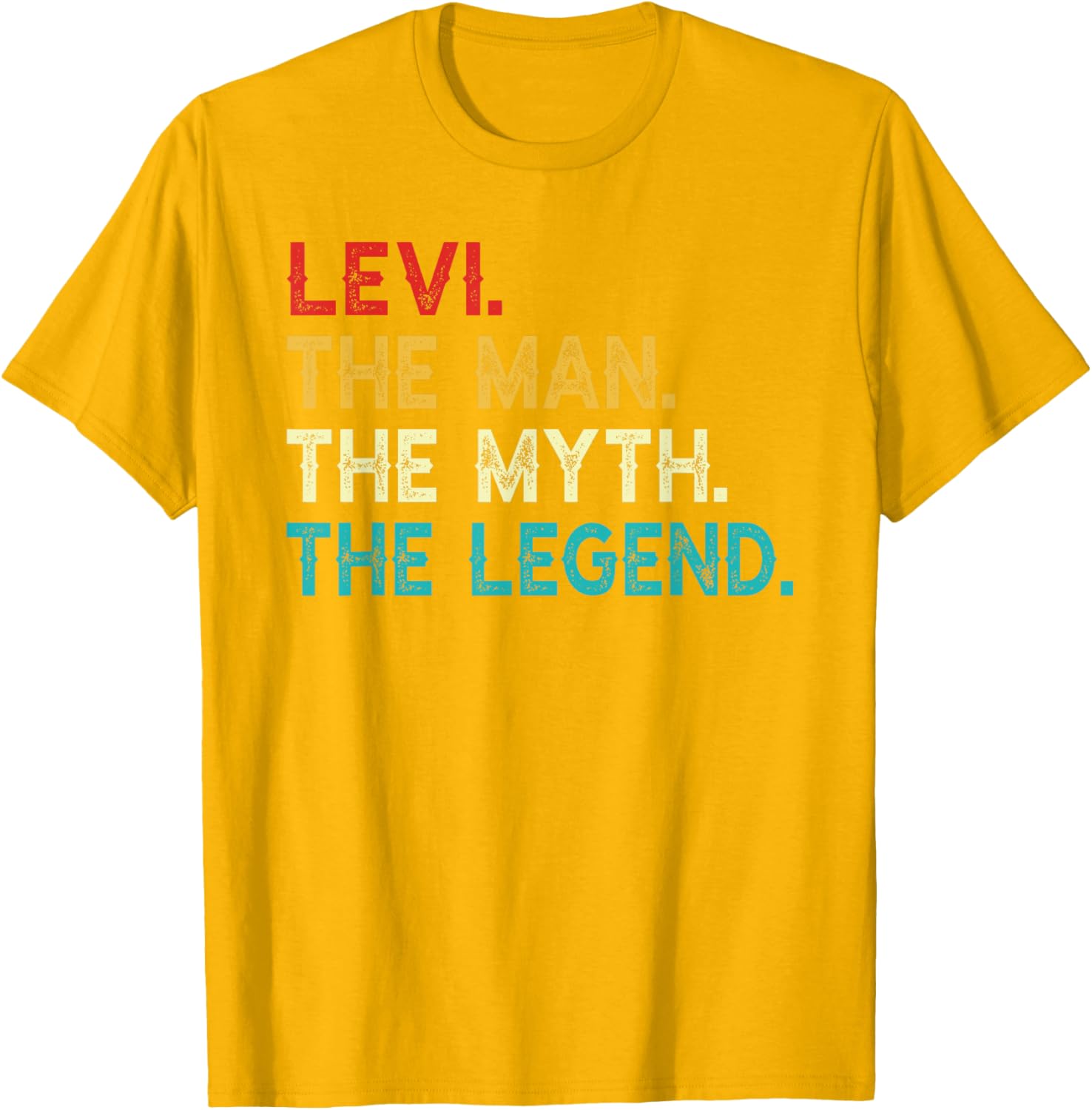 Funny Vintage Levi T-Shirt The Man The Myth The Legend Birthday Gift - 18
