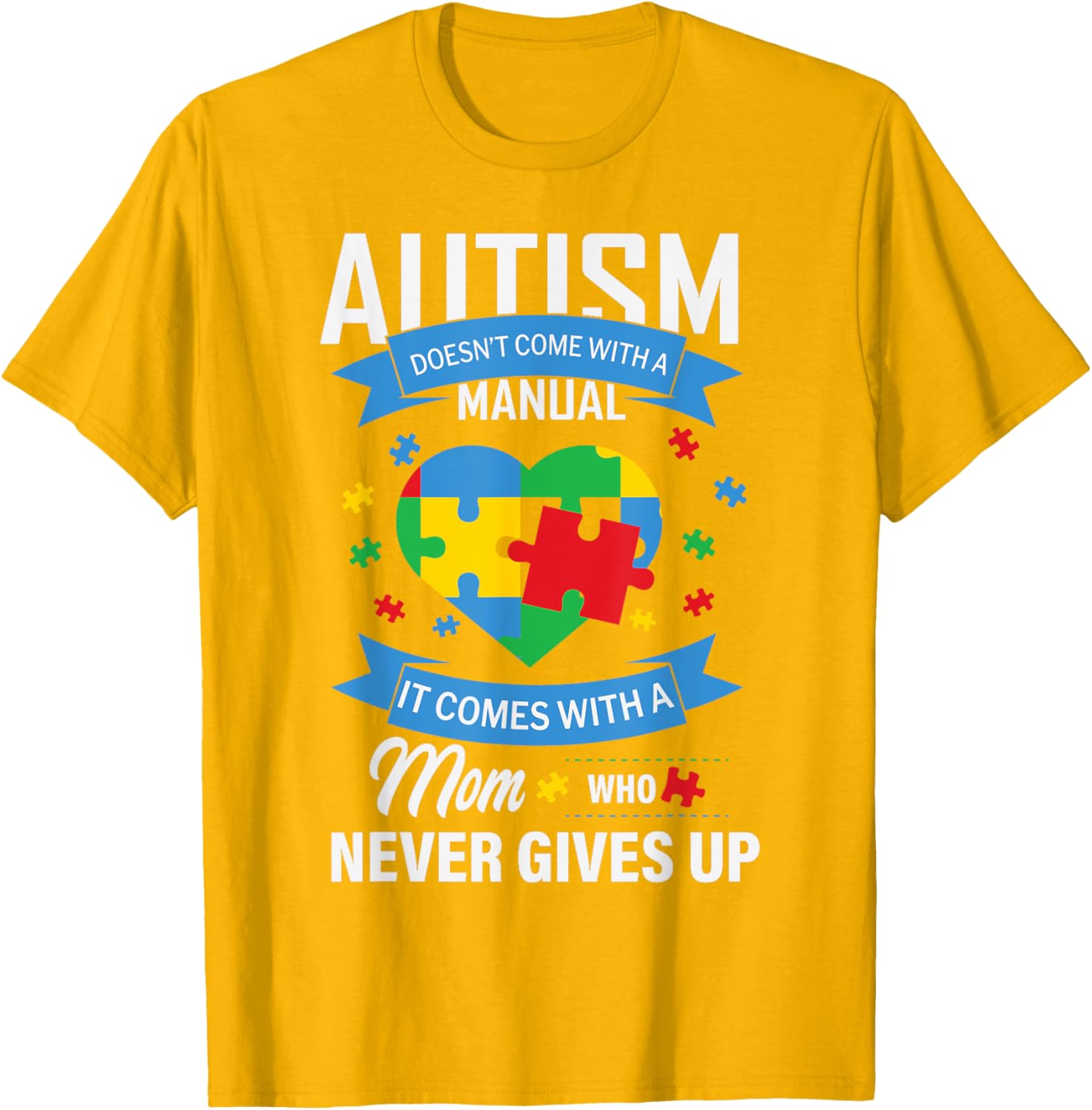 Autism Awareness T-Shirt for Moms - No Manual Needed Design - 22