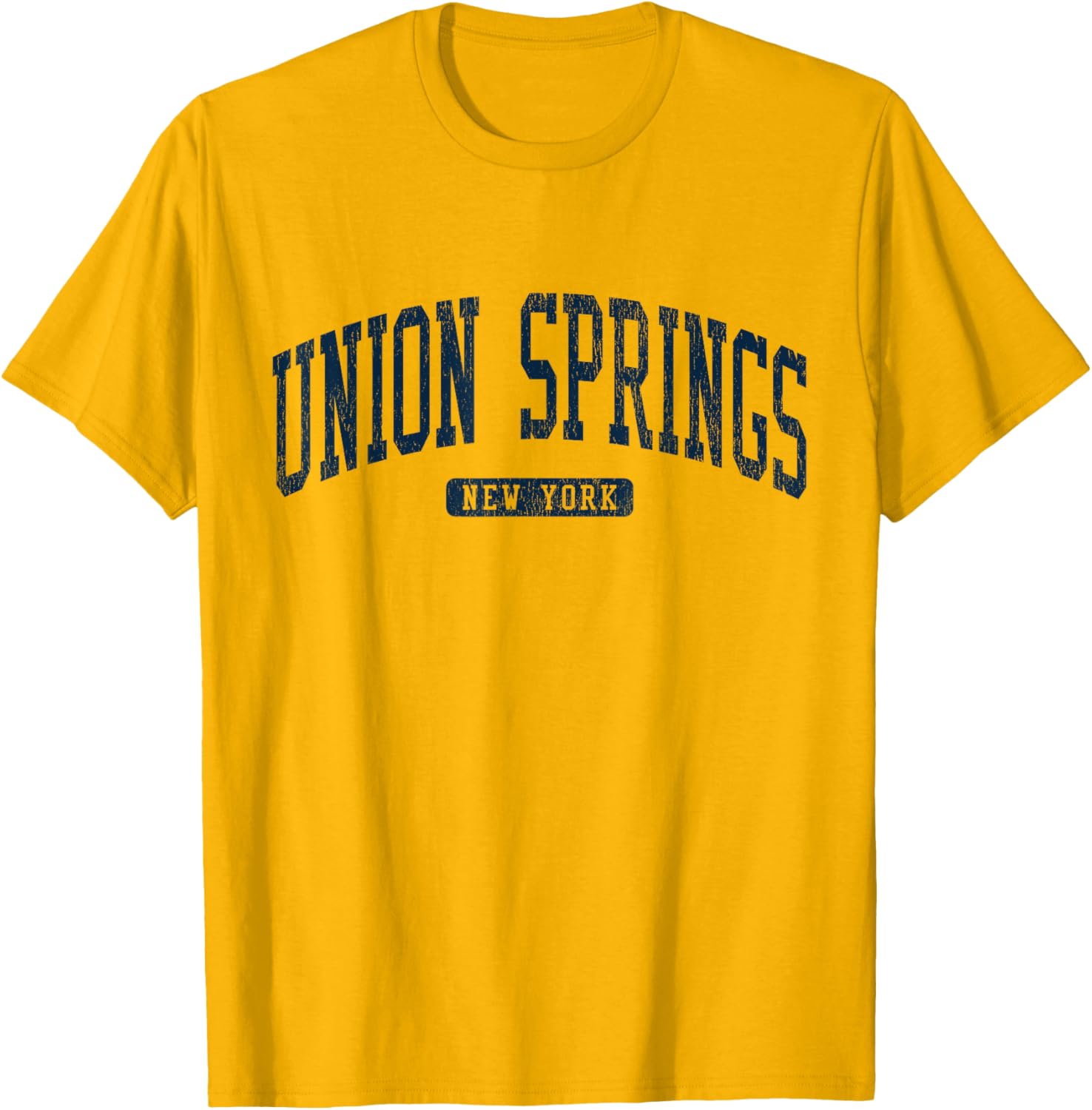 Union Springs NY College Style Blue T-Shirt for Comfortable Casual Wear - 7