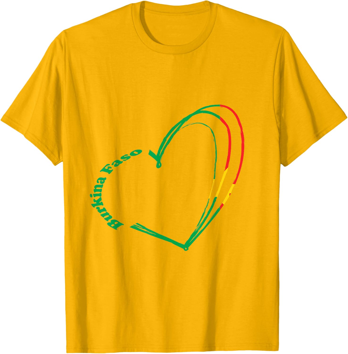 Burkina Faso Flag T-Shirt for Pride and Love of Burkina Faso - 27