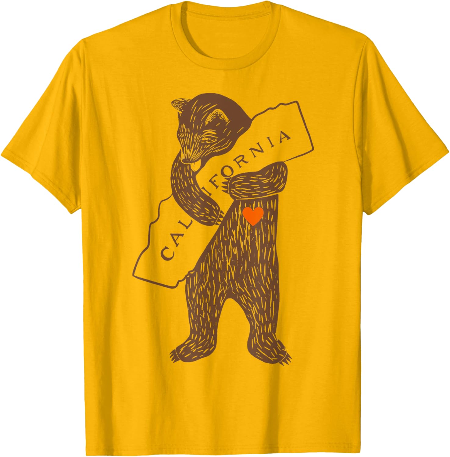 California Strong Grizzly Bear T-Shirt for Outdoor Enthusiasts - 13