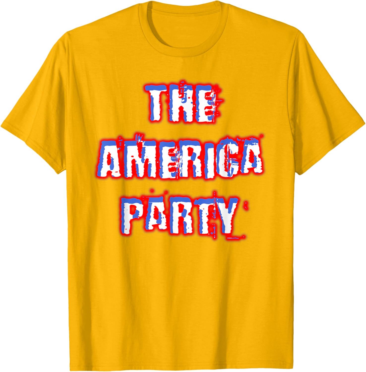 America Party Red White and Blue T-Shirt for Fun and Festive Wear - 22