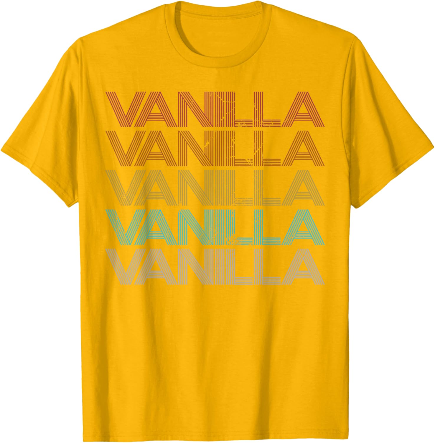 Retro Vintage Vanilla T-Shirt for Trendy Casual Style and Comfort - 8
