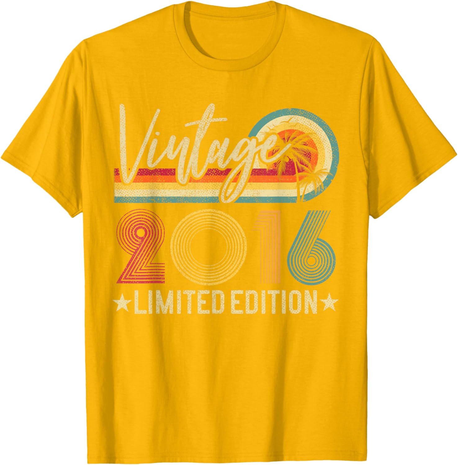 Limited Edition Vintage 2016 9th Birthday T-Shirt for Kids - 14