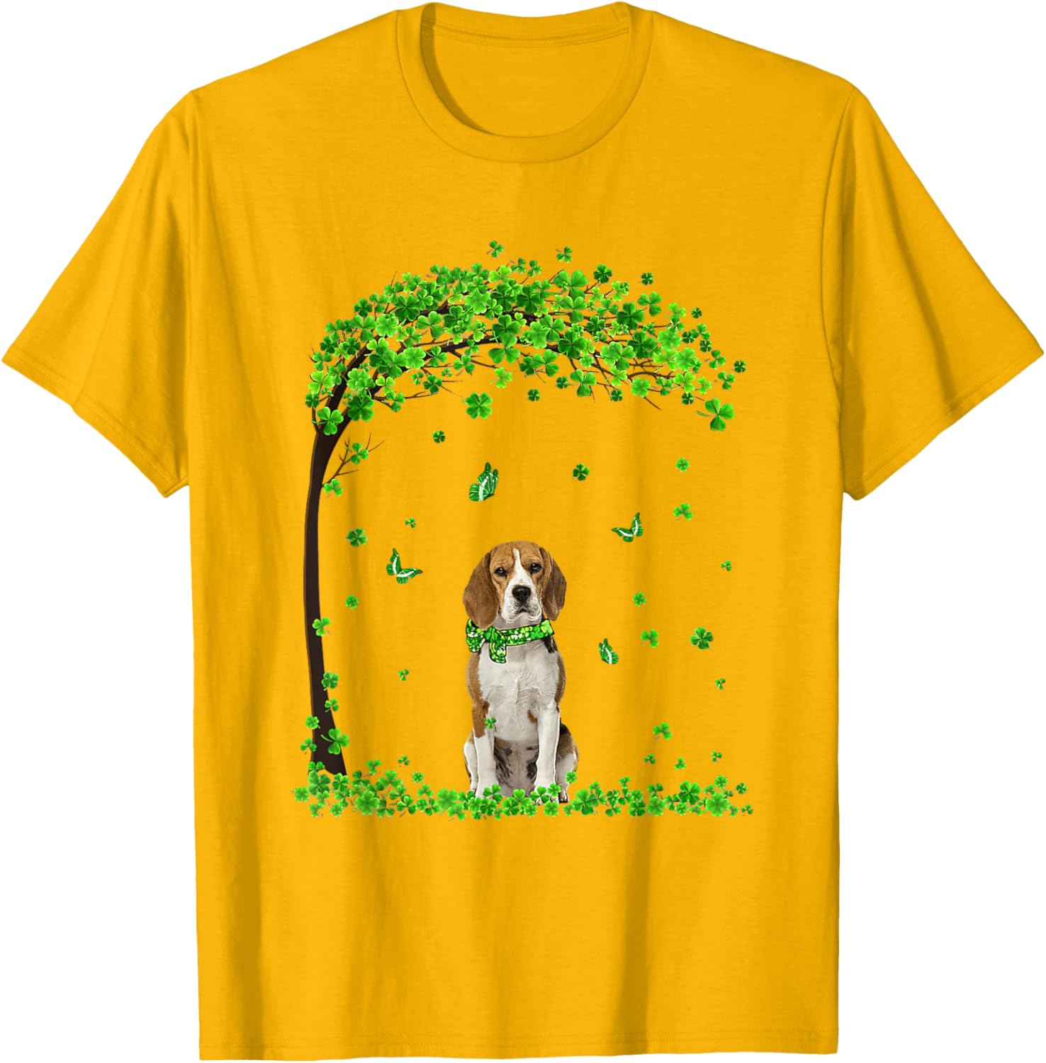 Beagle St Patricks Day Shamrock T-Shirt for Irish Dog Lovers - 21