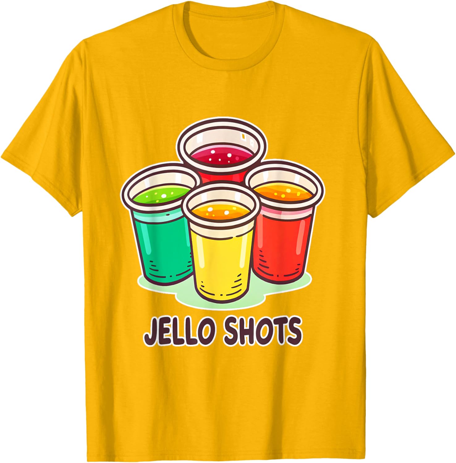 Colorful Jello Shots Party T-Shirt for Fun Celebrations and Events - 13