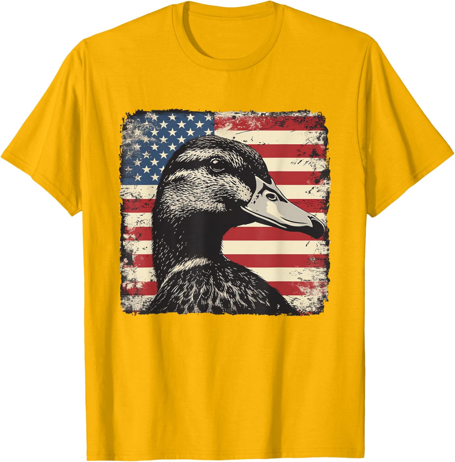 America Flag Duck Shirt for 4th of July | Fun Men's and Women's Tee - 27