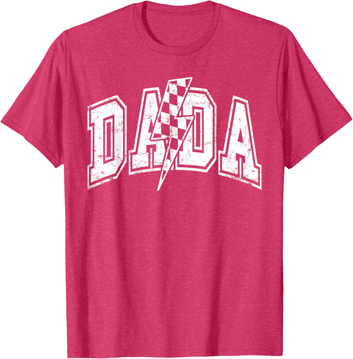 Checkered Lightning Bolt T-Shirt for Dad and Grandpa β Father's Day Gift - 3