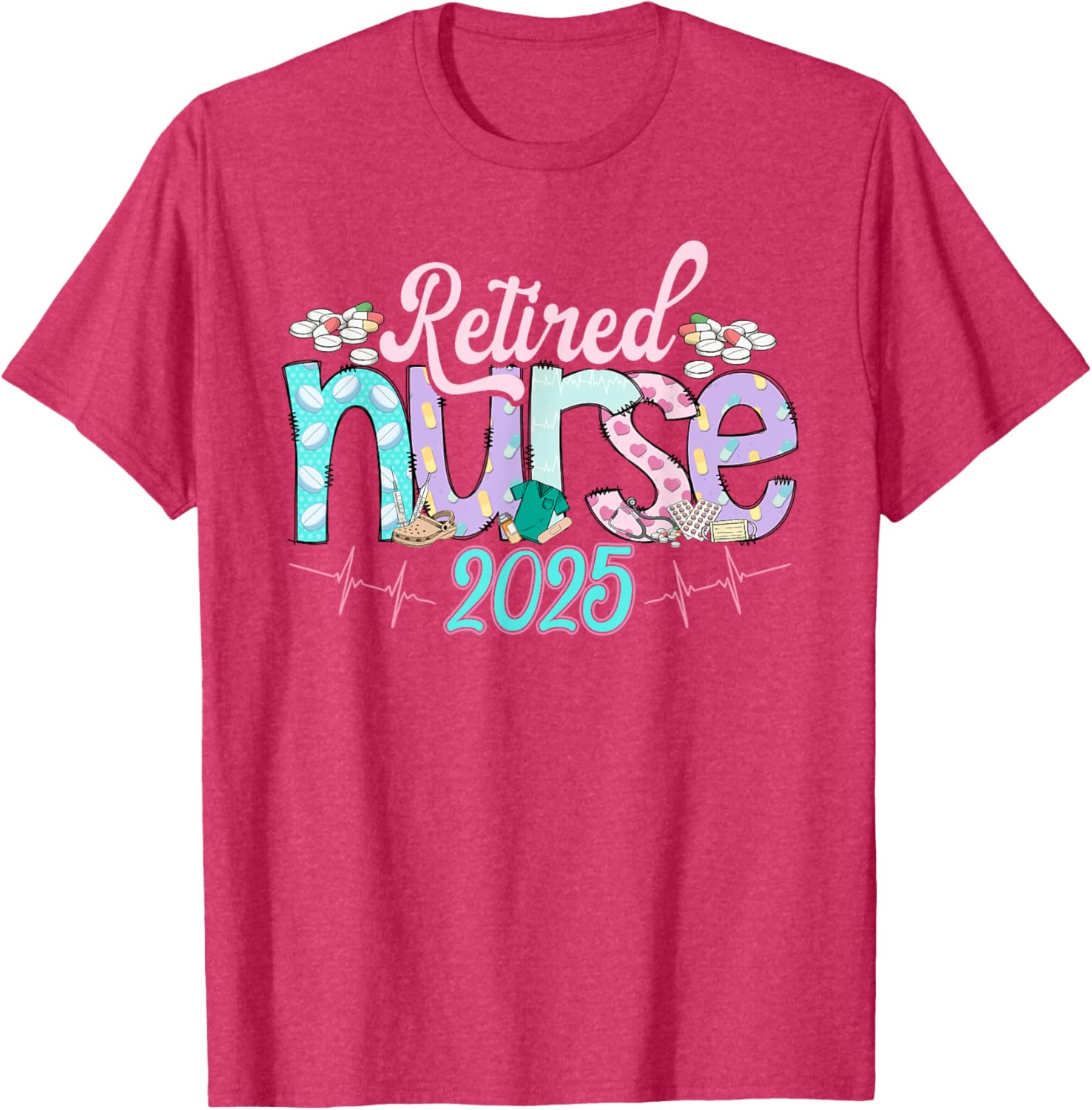 Tie Dye Retired Nurse T-Shirt 2025 Perfect Gift for Nurses - 12