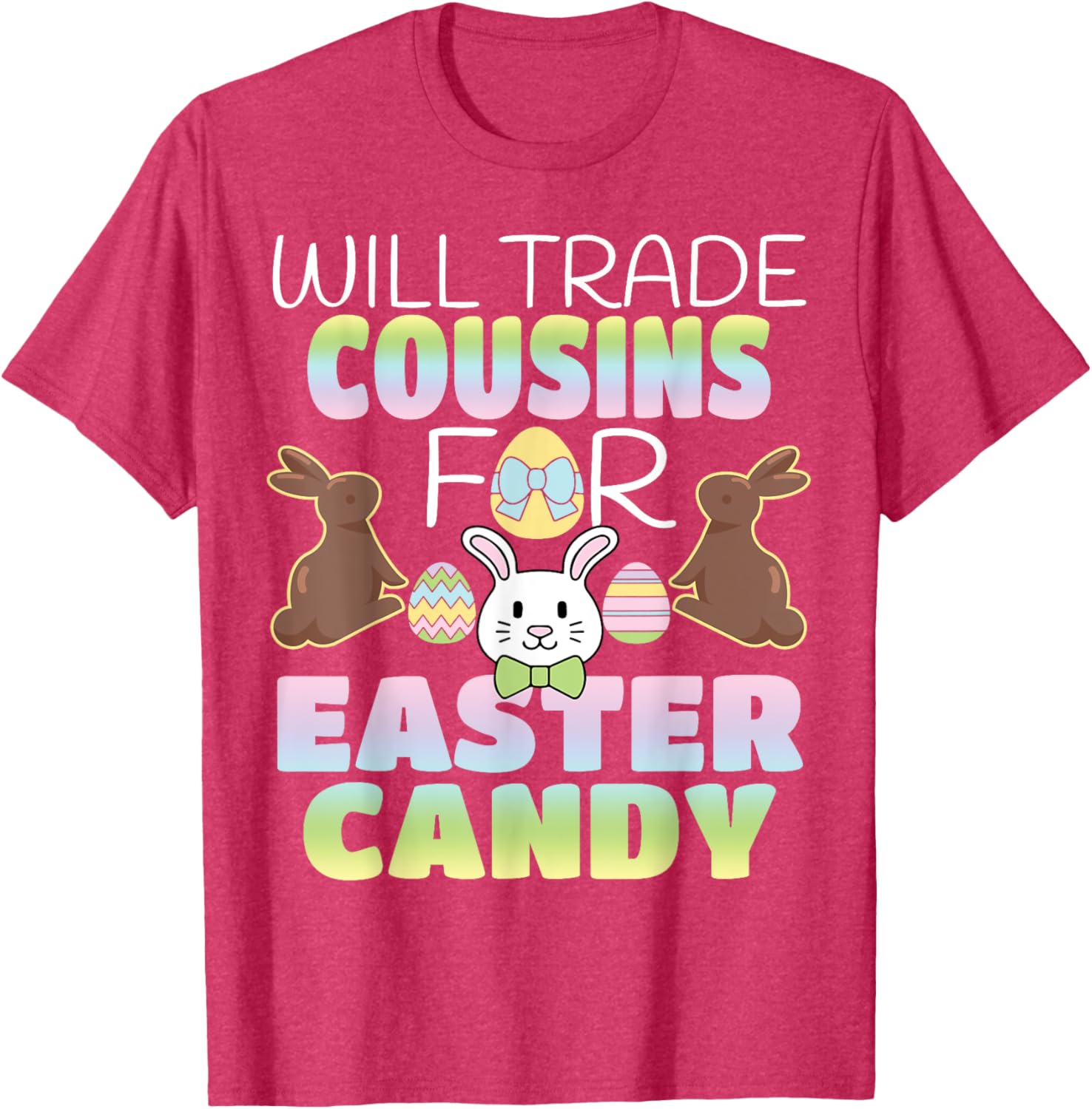 Will Trade Cousins For Easter Candy Cute Kids T-Shirt Gift Idea - 3