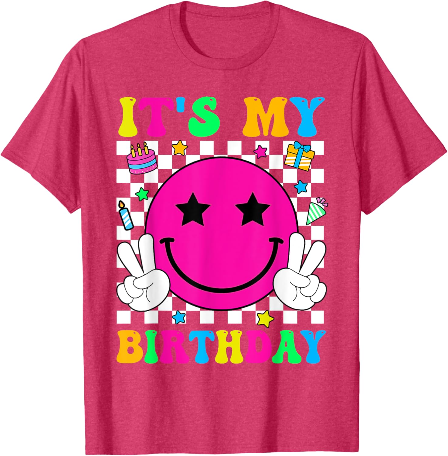 Groovy It's My Birthday T-Shirt for Men, Women, Teens, and Kids - 23