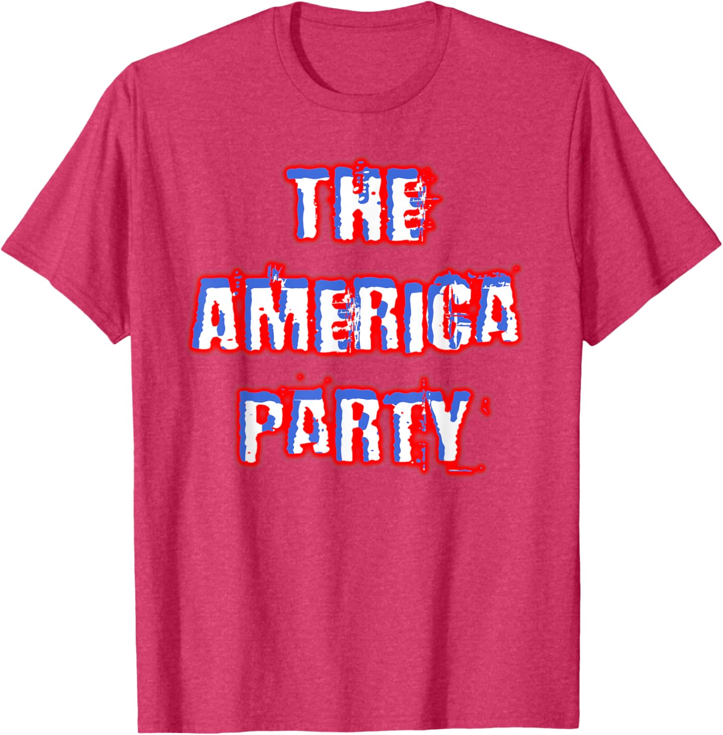 America Party Red White and Blue T-Shirt for Fun and Festive Wear - 14