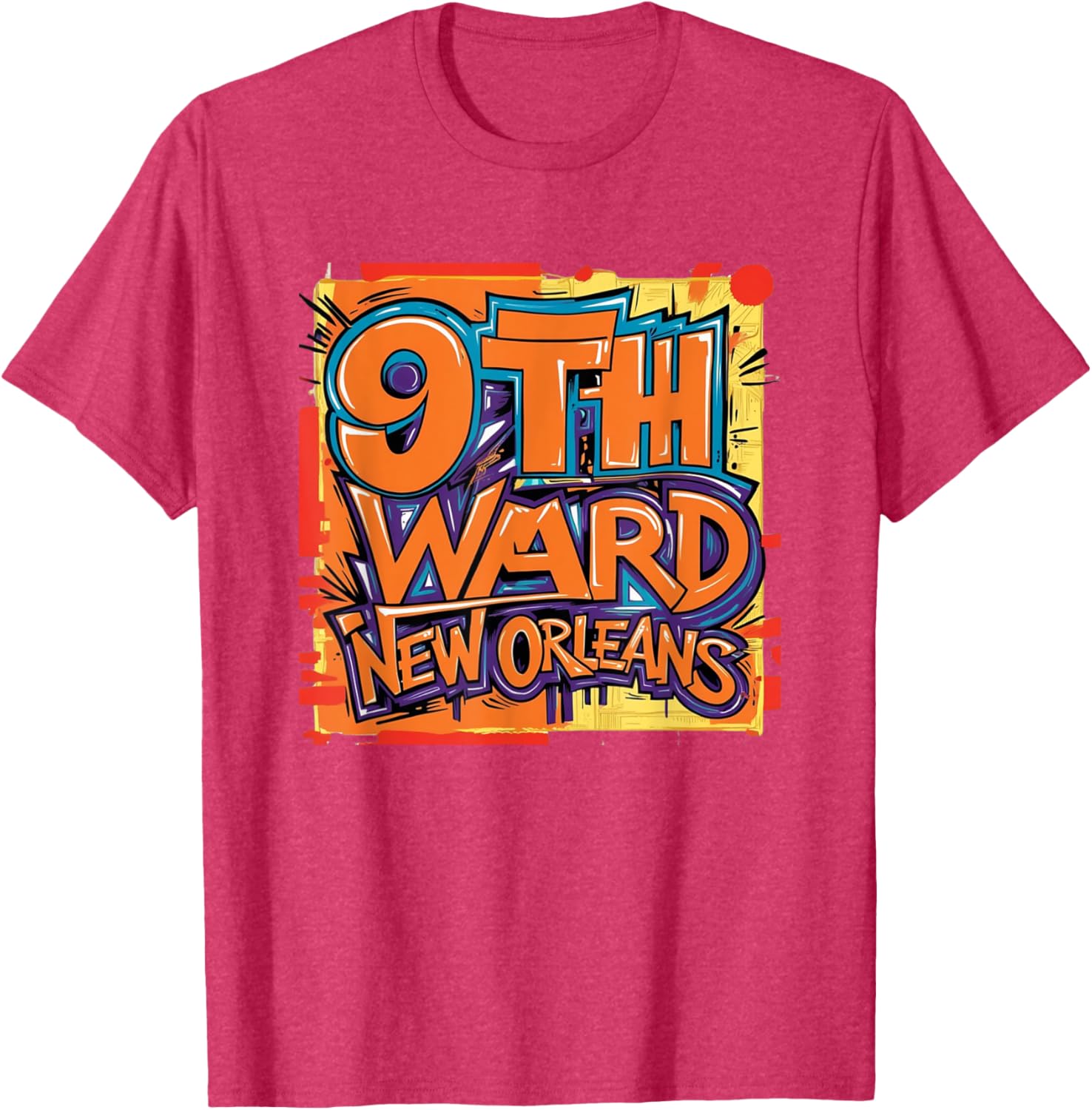 9th Ward Graffiti Art T-Shirt New Orleans Unique Style Clothing - 13