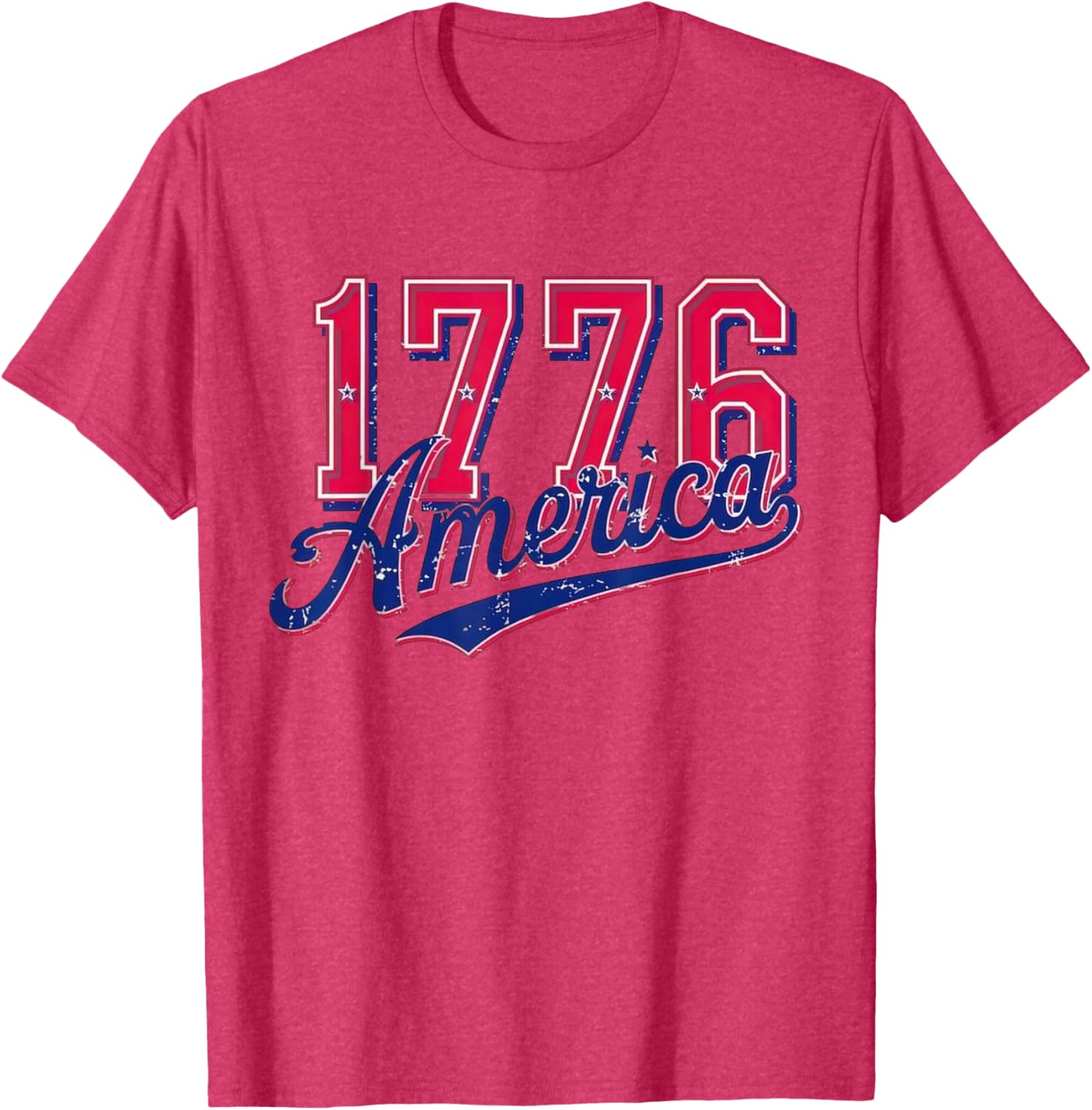 USA Patriotic American Flag 4th of July T-Shirt Celebrating 1776 - 7