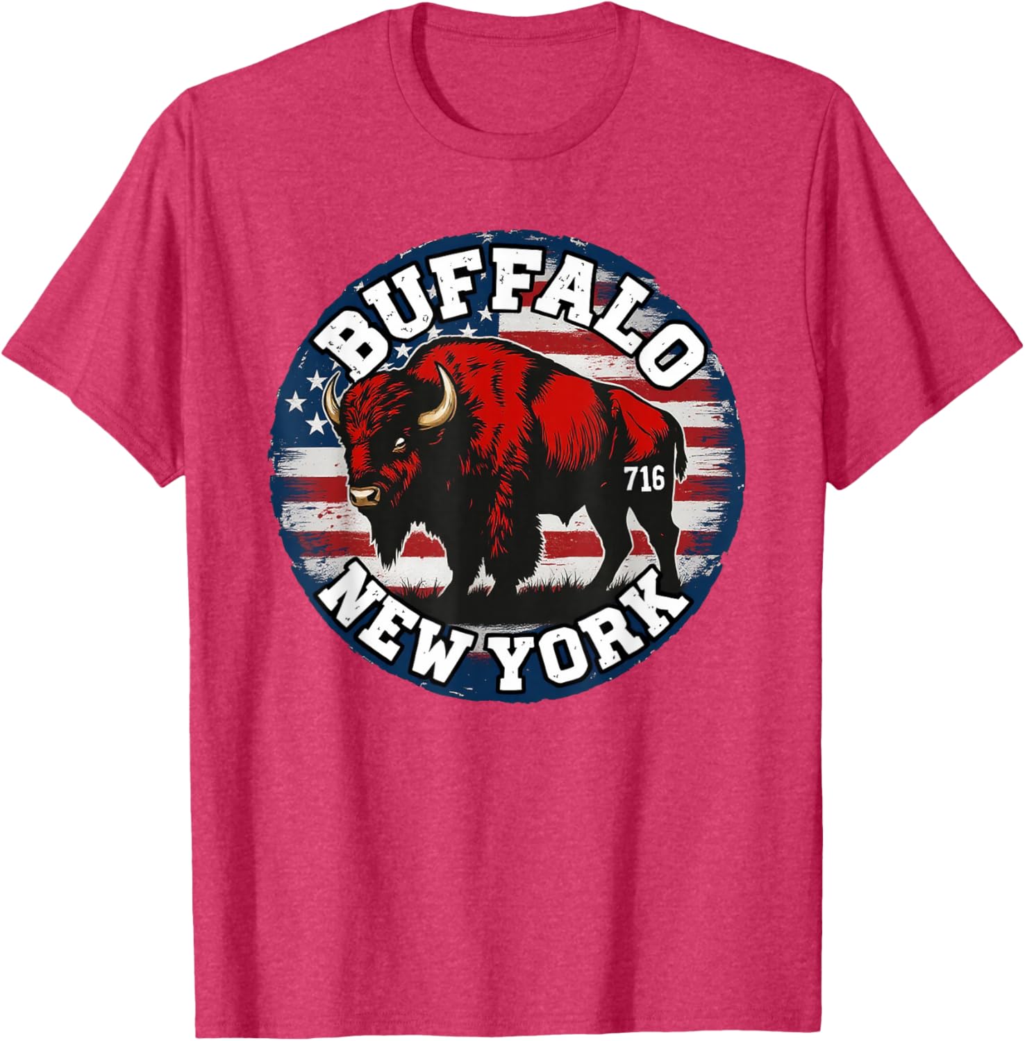 Buffalo New York Bison 716 Area Code Pride T-Shirt for WNY Fans - 17