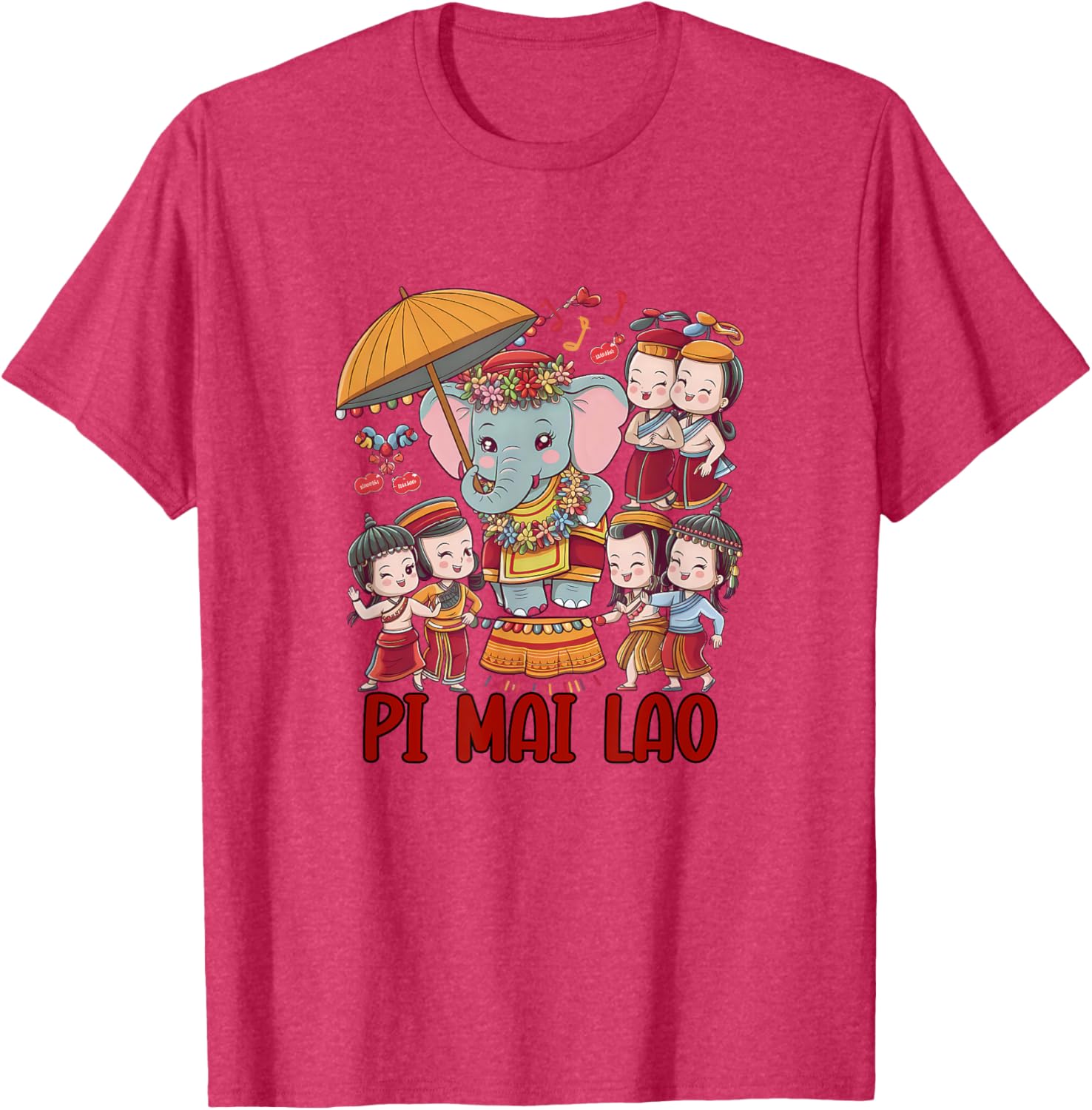 Celebrate Laos with Happy Lao New Year Pi Mai T-Shirt for Everyone - 3