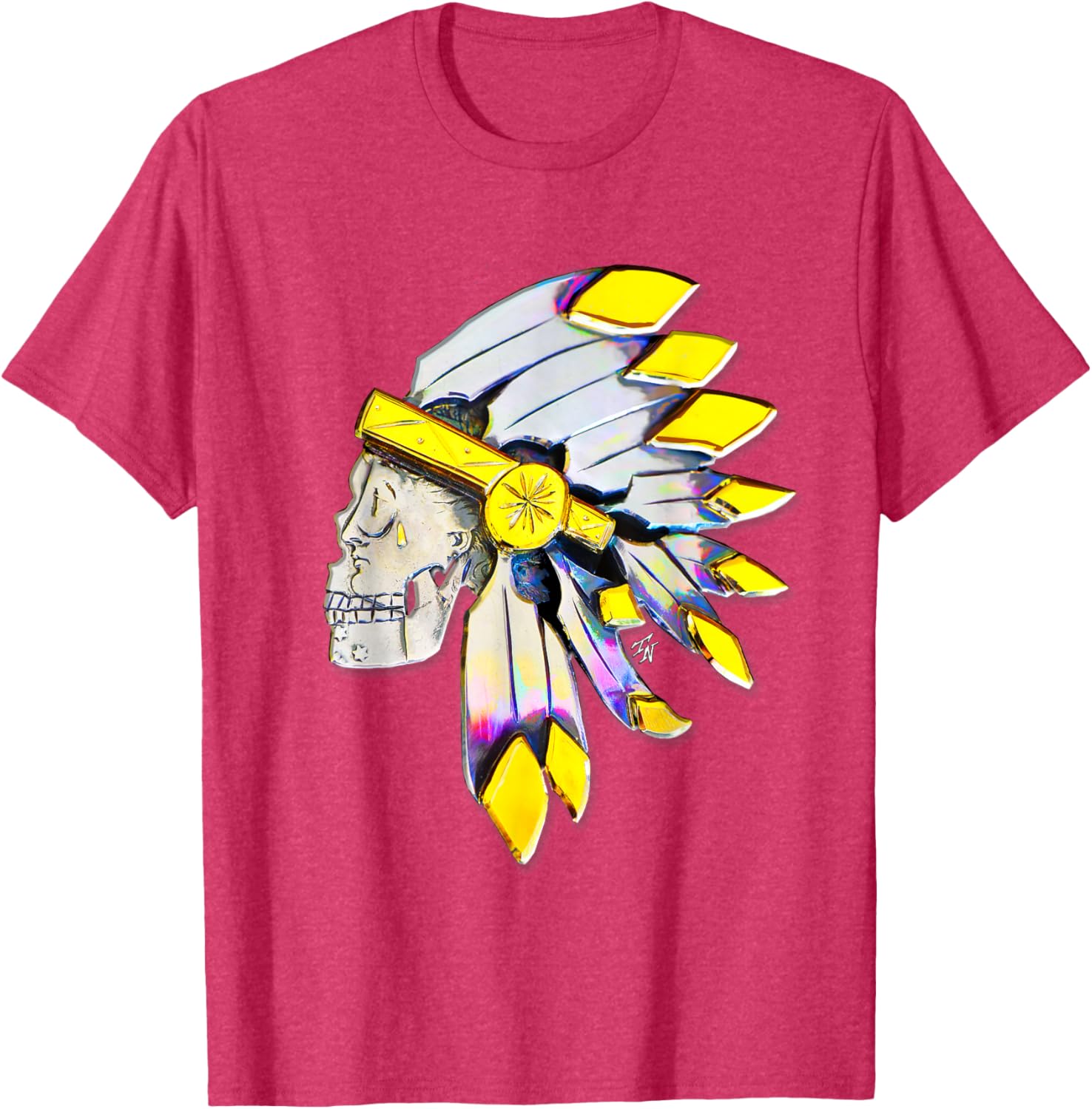 Bad Bronc Unisex Black Skull Graphic Crew Neck T-Shirt for Western Style - 6