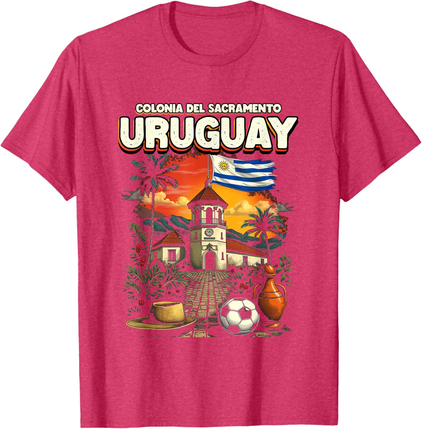 Colonia Del Sacramento Uruguay T-Shirt for Memorable Vacation Souvenir - 14
