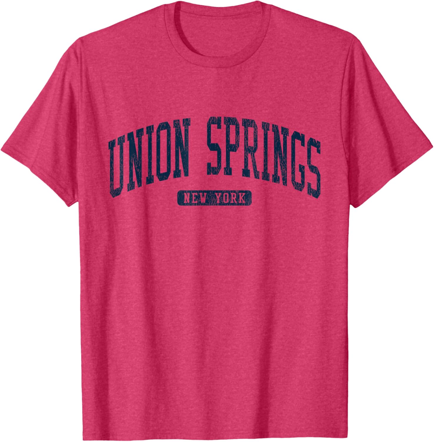 Union Springs NY College Style Blue T-Shirt for Comfortable Casual Wear - 3