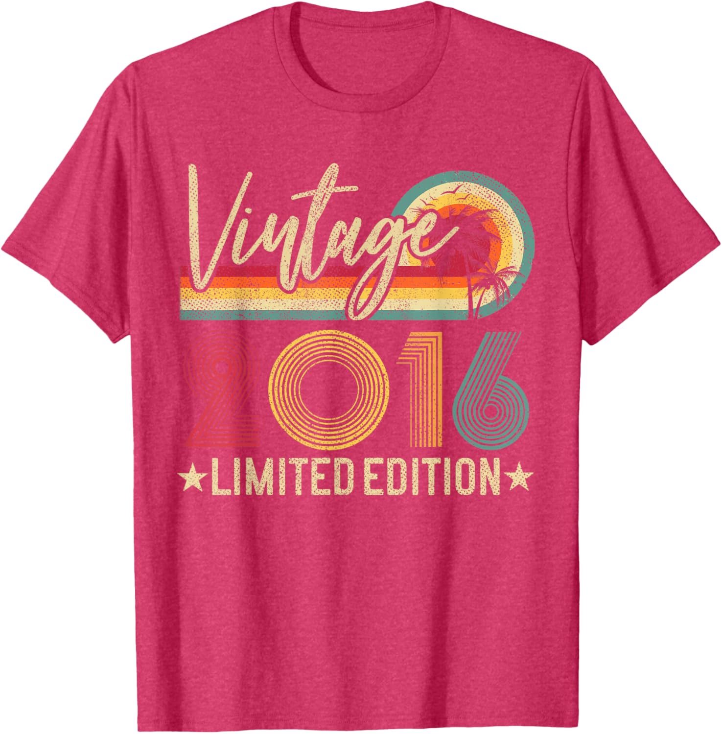 Limited Edition Vintage 2016 9th Birthday T-Shirt for Kids - 13